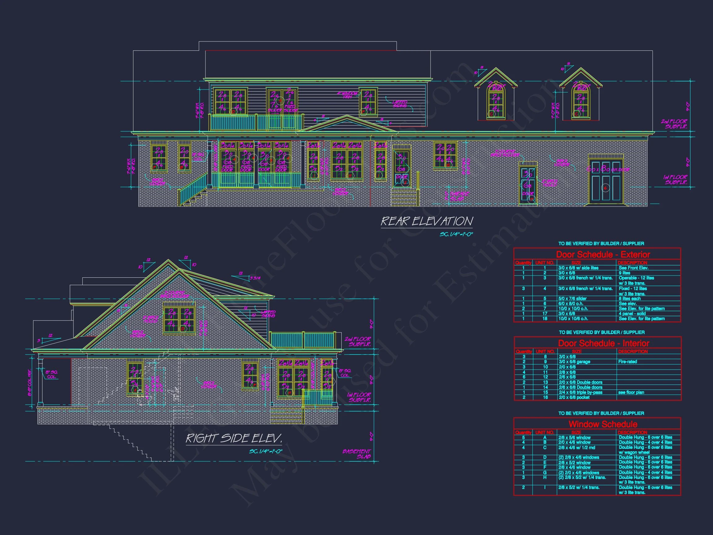 14-1005 HOUSE PLAN - Traditional House Floor Plan with CAD Designs & 3 Garage Bays 4 Traditional house Floor Plan with CAD Designs & 3 Garage Bays