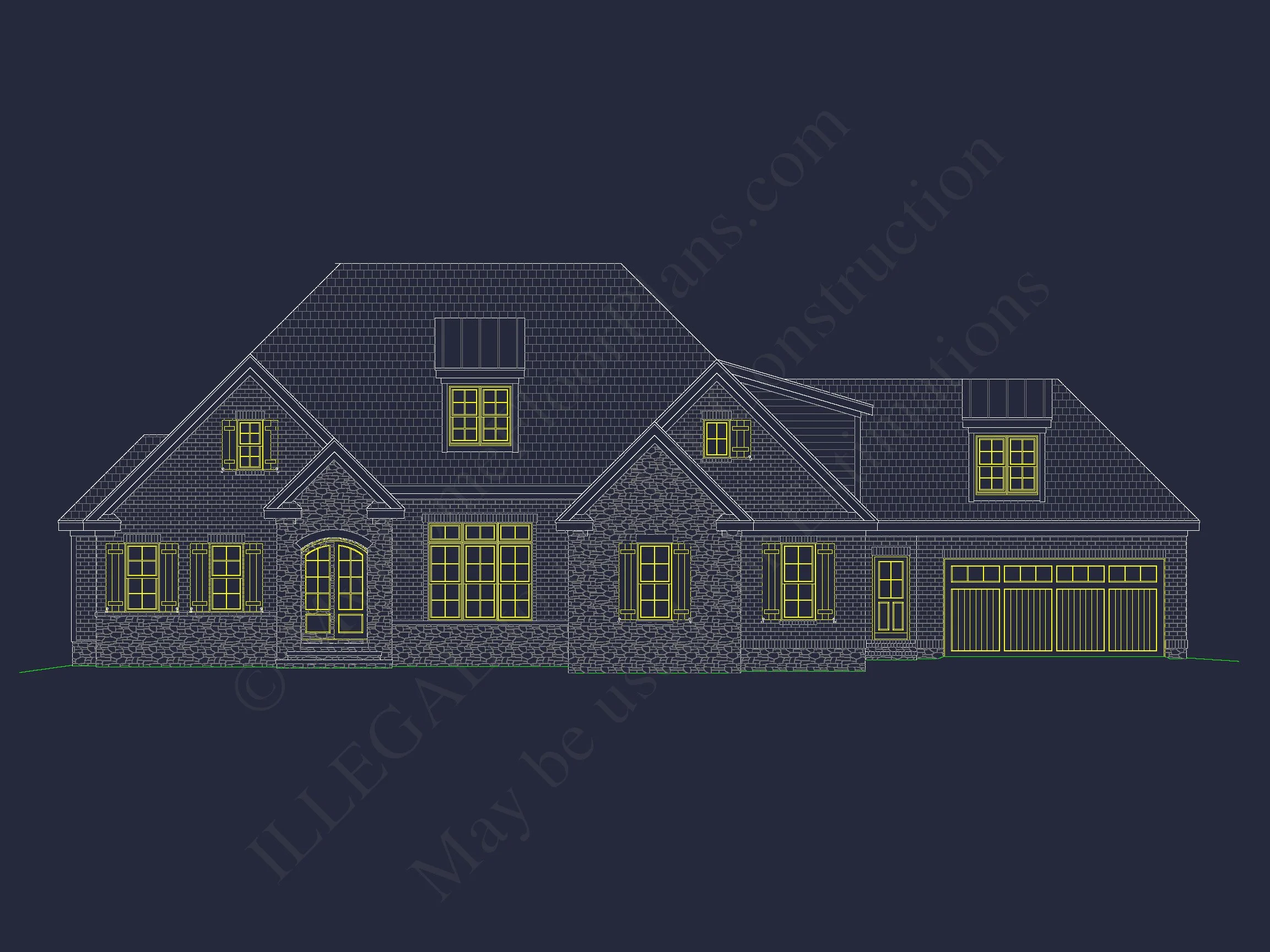 13-2072 HOUSE PLAN - Elegant House Floor Plan for Architecture with CAD Designs 5 Elegant house Floor Plan for Architecture with CAD Designs