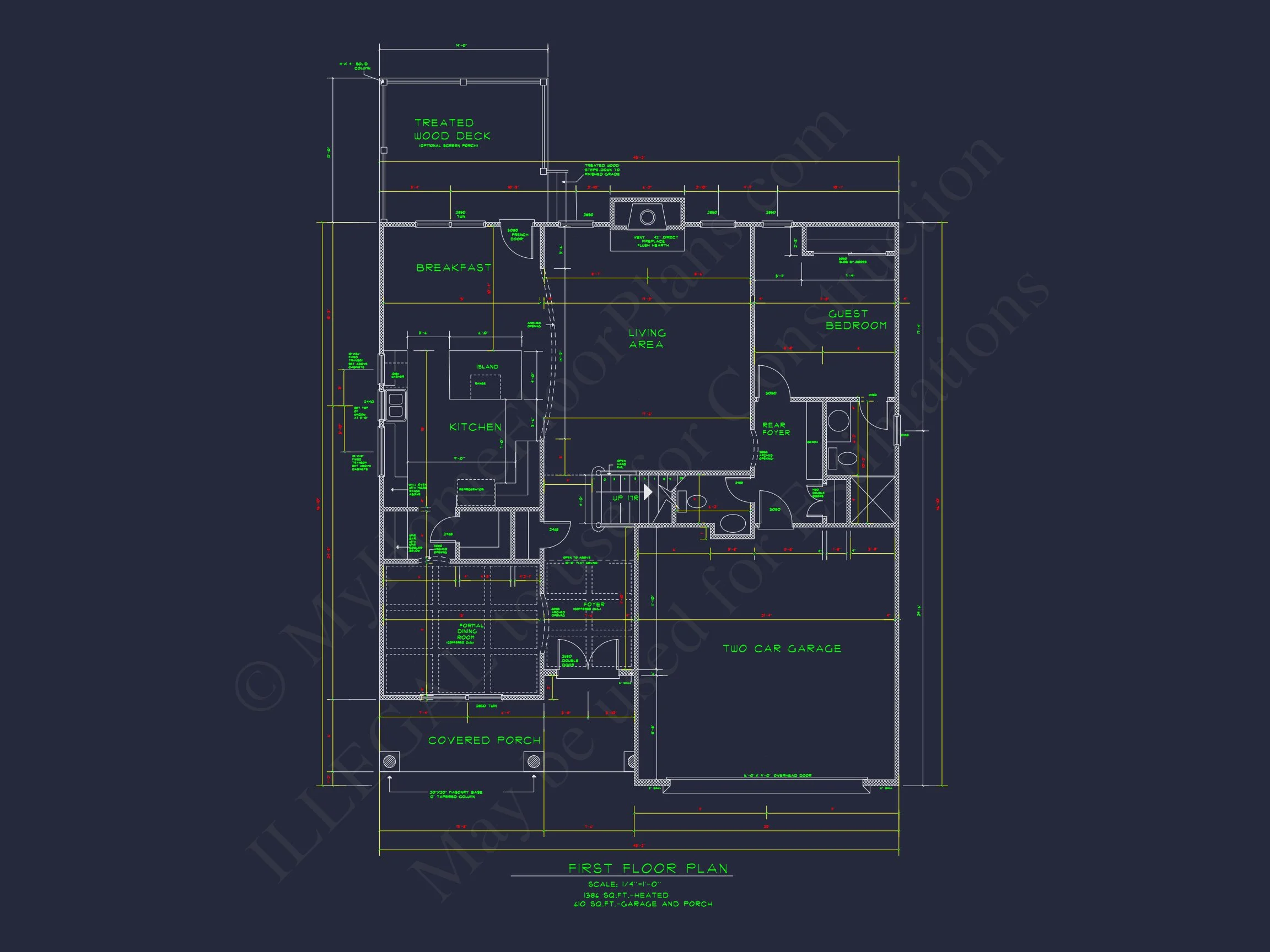 13-2030 HOUSE PLAN - Modern Craftsman House Plan with Detailed CAD Designs 6 Modern Craftsman house Plan with Detailed CAD Designs