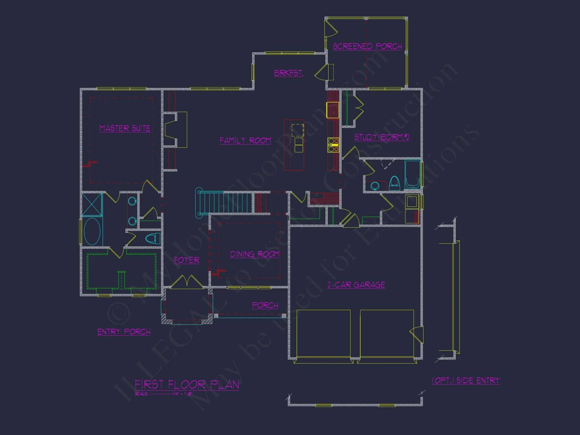 Custom house Plan with Spacious Floor Plan, CAD Designs, and Blueprint