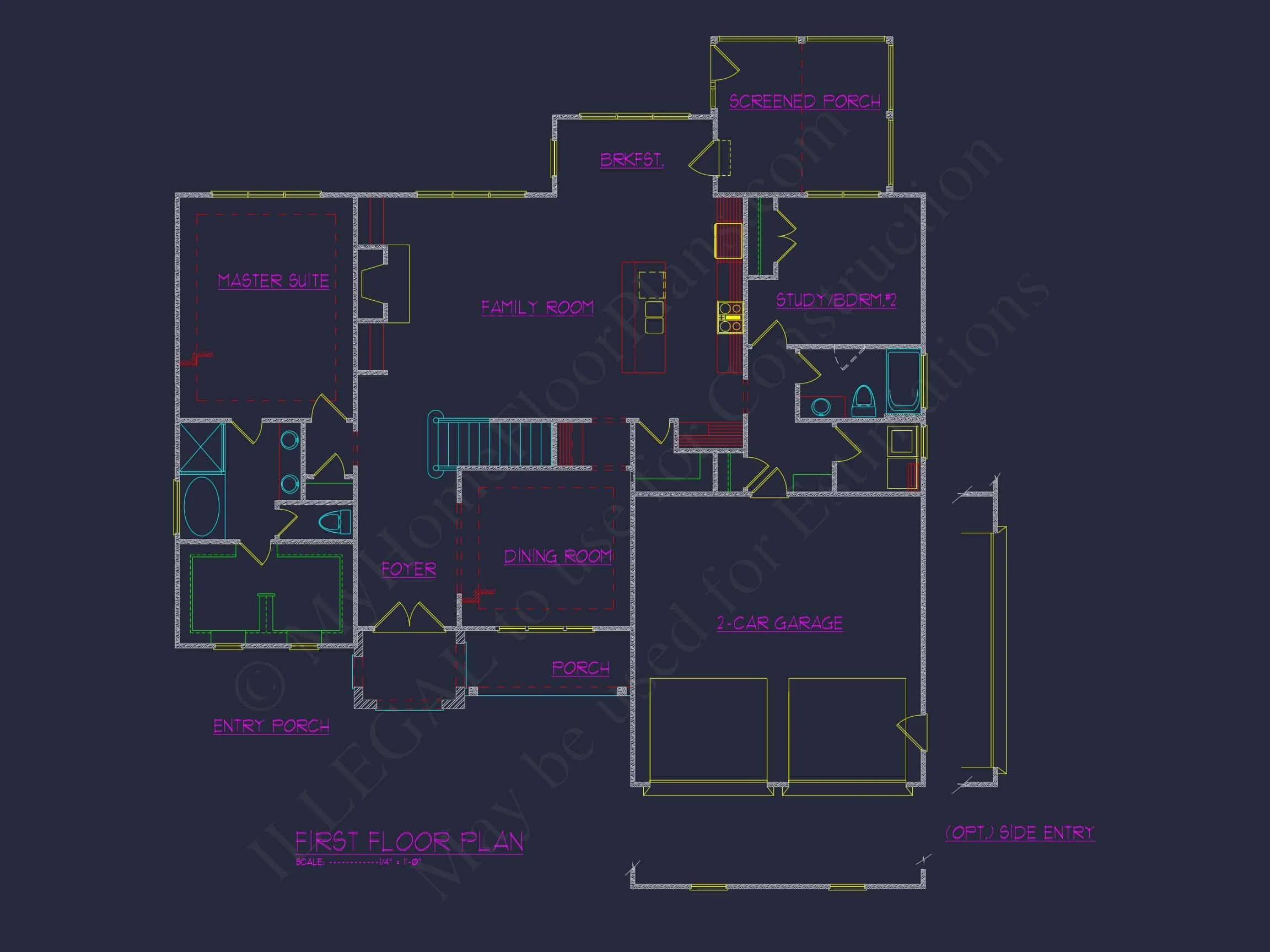 13-2012 HOUSE PLAN - Custom House Plan with Spacious Floor Plan, CAD Designs, and Blueprint 4 Custom house Plan with Spacious Floor Plan, CAD Designs, and Blueprint