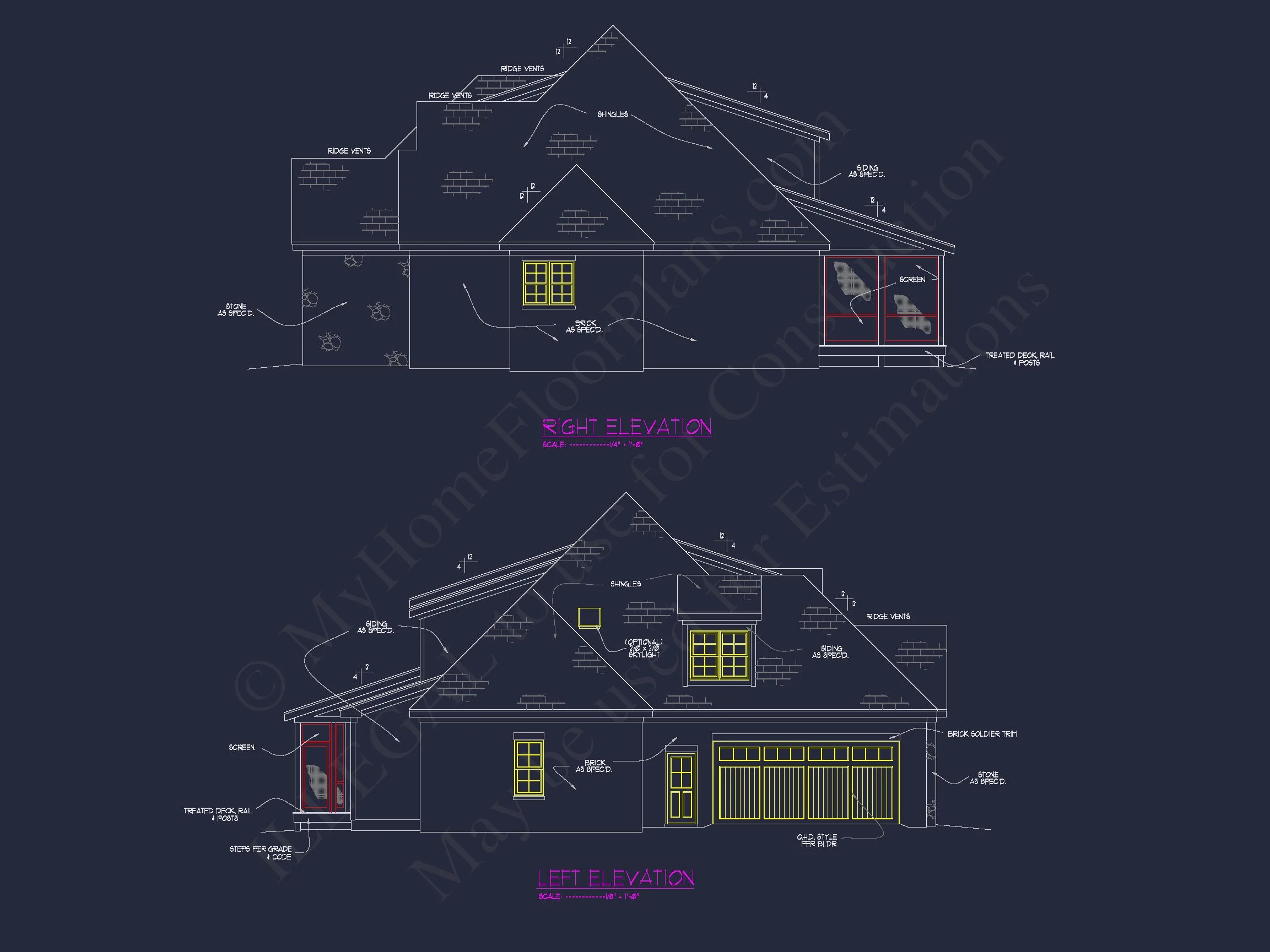 13-2001 HOUSE PLAN - Custom House Design - Floor Plans, CAD Blueprints & Features 10 Custom house Design - Floor Plans, CAD Blueprints & Features