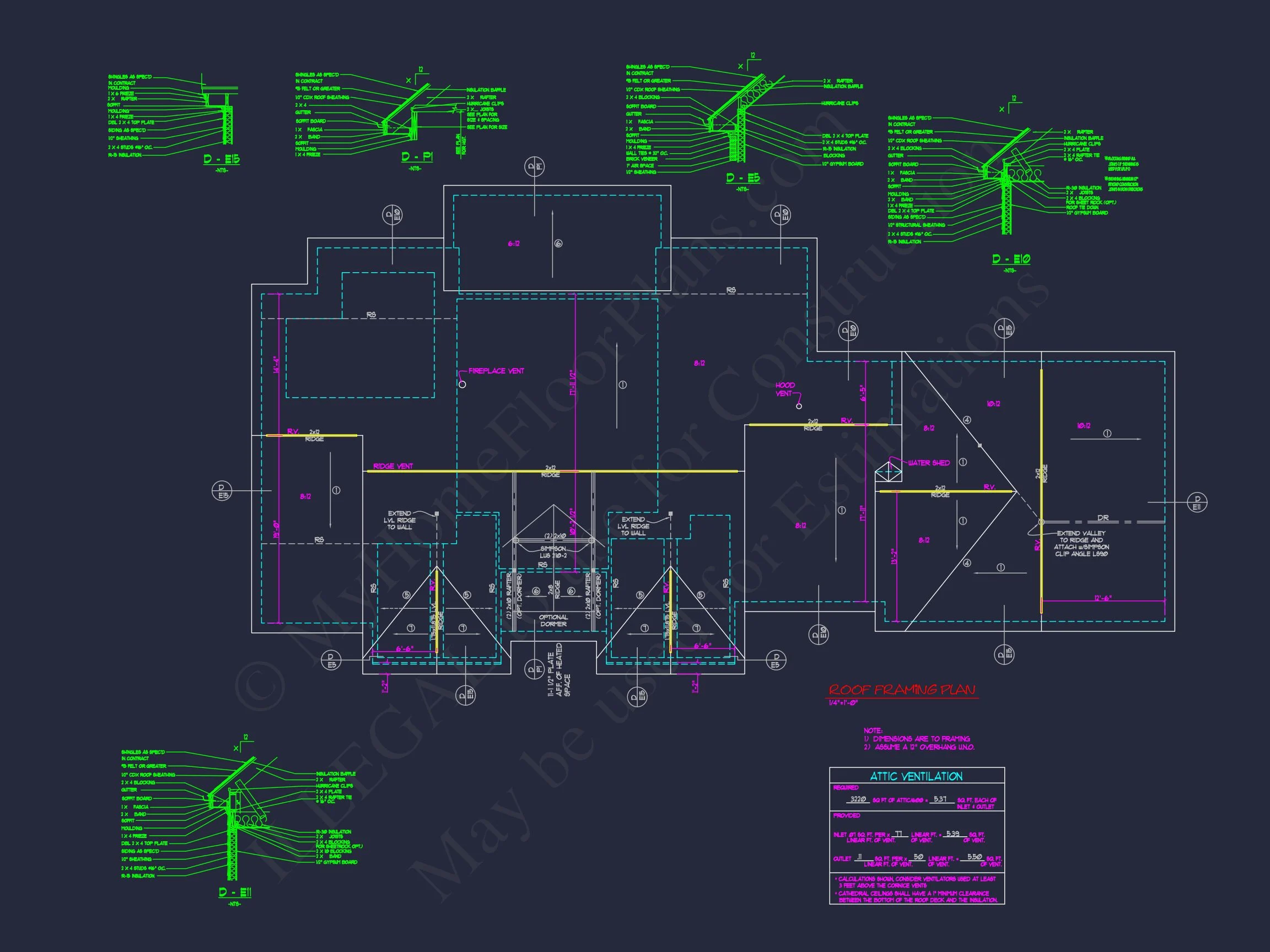 13-1956 HOUSE PLAN - Traditional Craftsman House Blueprint with CAD Floor Plans 21 Traditional Craftsman house Blueprint with CAD Floor Plans
