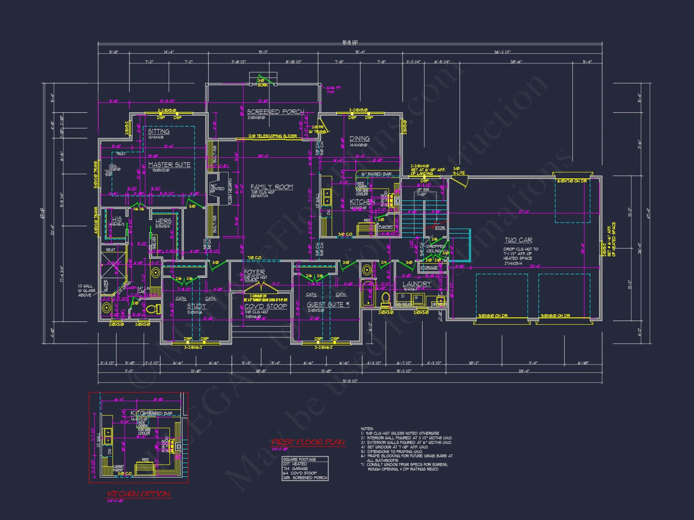 13-1956 HOUSE PLAN - Traditional Craftsman House Blueprint with CAD Floor Plans 16 Traditional Craftsman house Blueprint with CAD Floor Plans