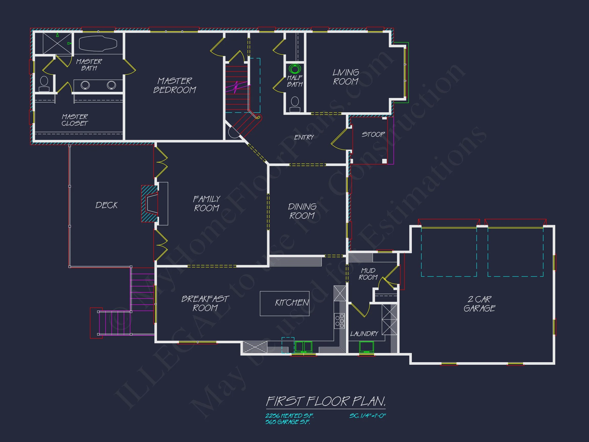 13-1832 HOUSE PLAN - Colonial Farmhouse House Plan with CAD Designs & Floor Plans 10 Colonial Farmhouse house Plan with CAD Designs & Floor Plans