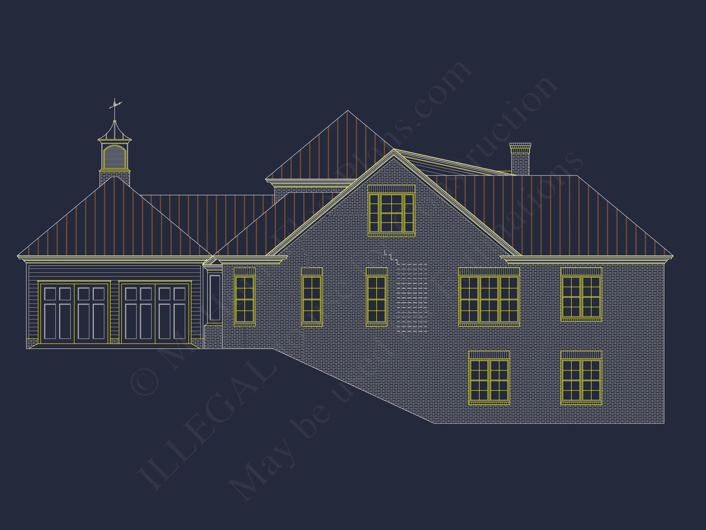 13-1832 HOUSE PLAN - Colonial Farmhouse House Plan with CAD Designs & Floor Plans 7 Colonial Farmhouse house Plan with CAD Designs & Floor Plans