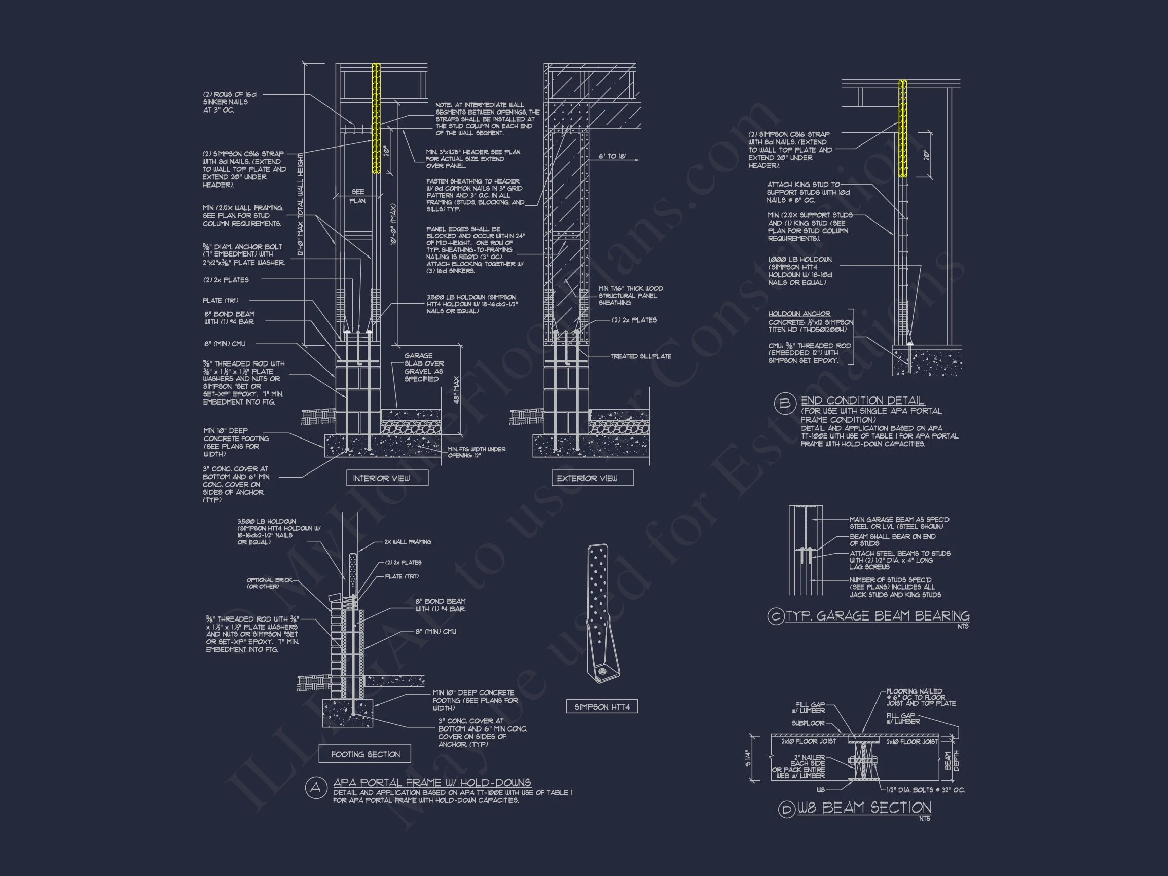 13-1740 HOUSE PLAN - CAD House Plan With 5 Bedrooms | Floorplan & Blueprint Designs 18 CAD house Plan With 5 Bedrooms