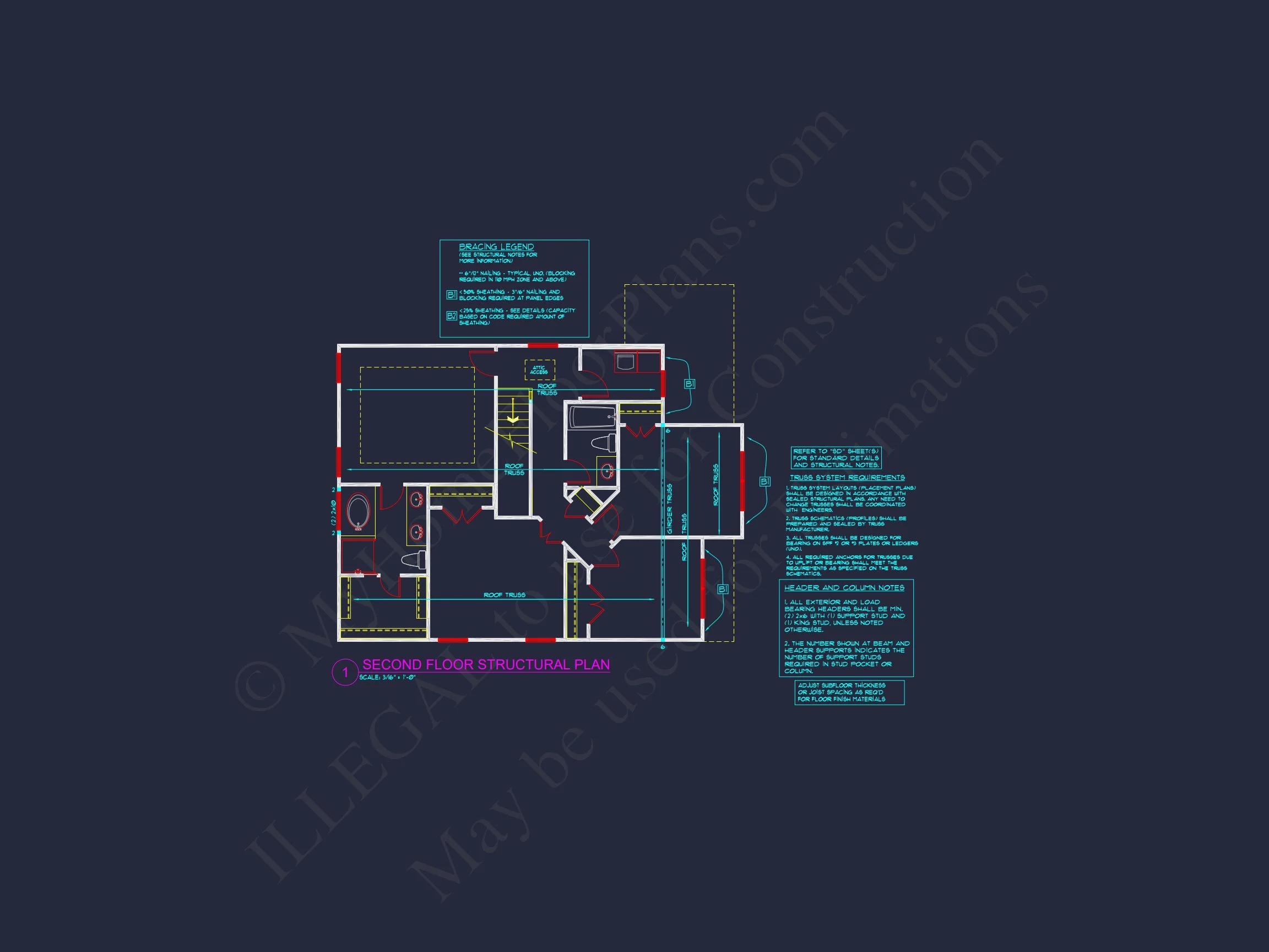 13-1695 HOUSE PLAN - House Plan Floor Blueprint with CAD Designs for 2-Story Layout 12 house Plan Floor Blueprint with CAD Designs for 2-Story Layout