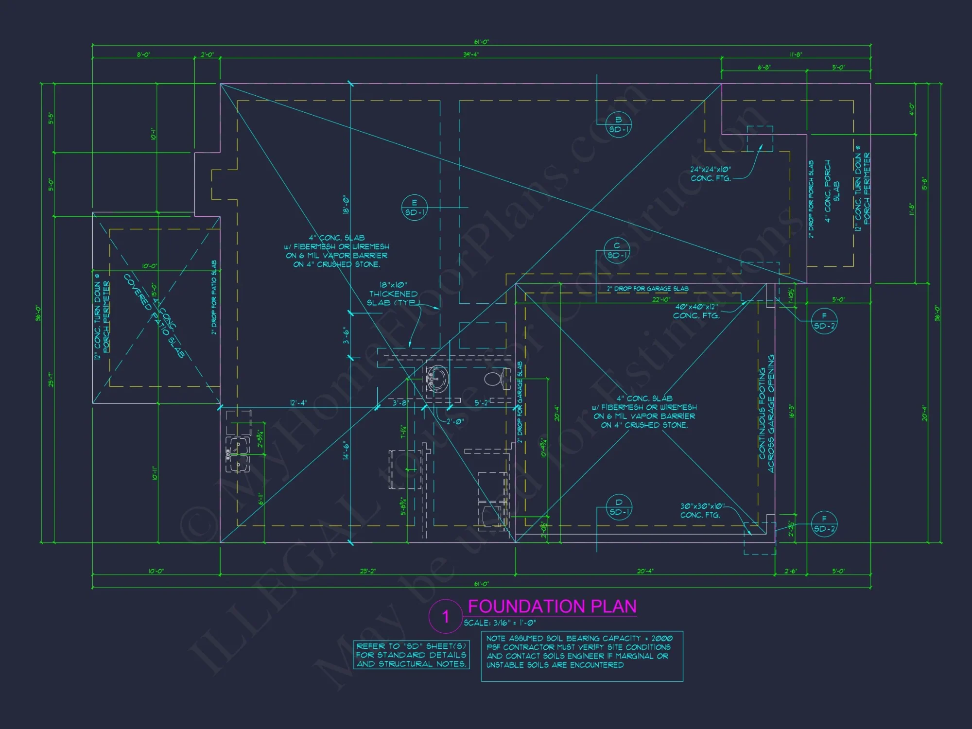 Stunning house Design with Blueprint, CAD Floor Plans