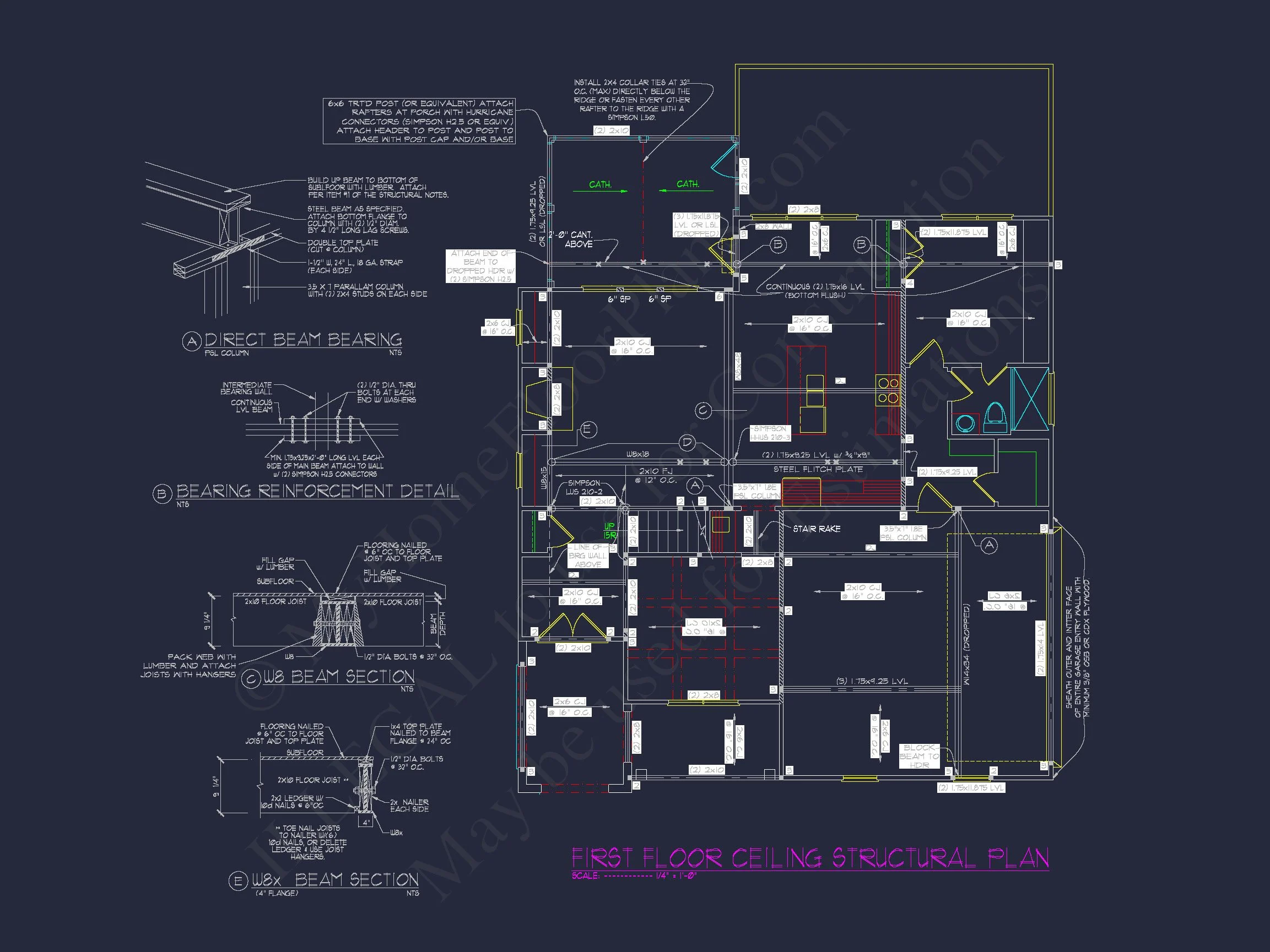 13-1657 HOUSE PLAN - Beautiful House Design Plan | Floor Blueprint CAD Designs 42 Floor Blueprint CAD Designs