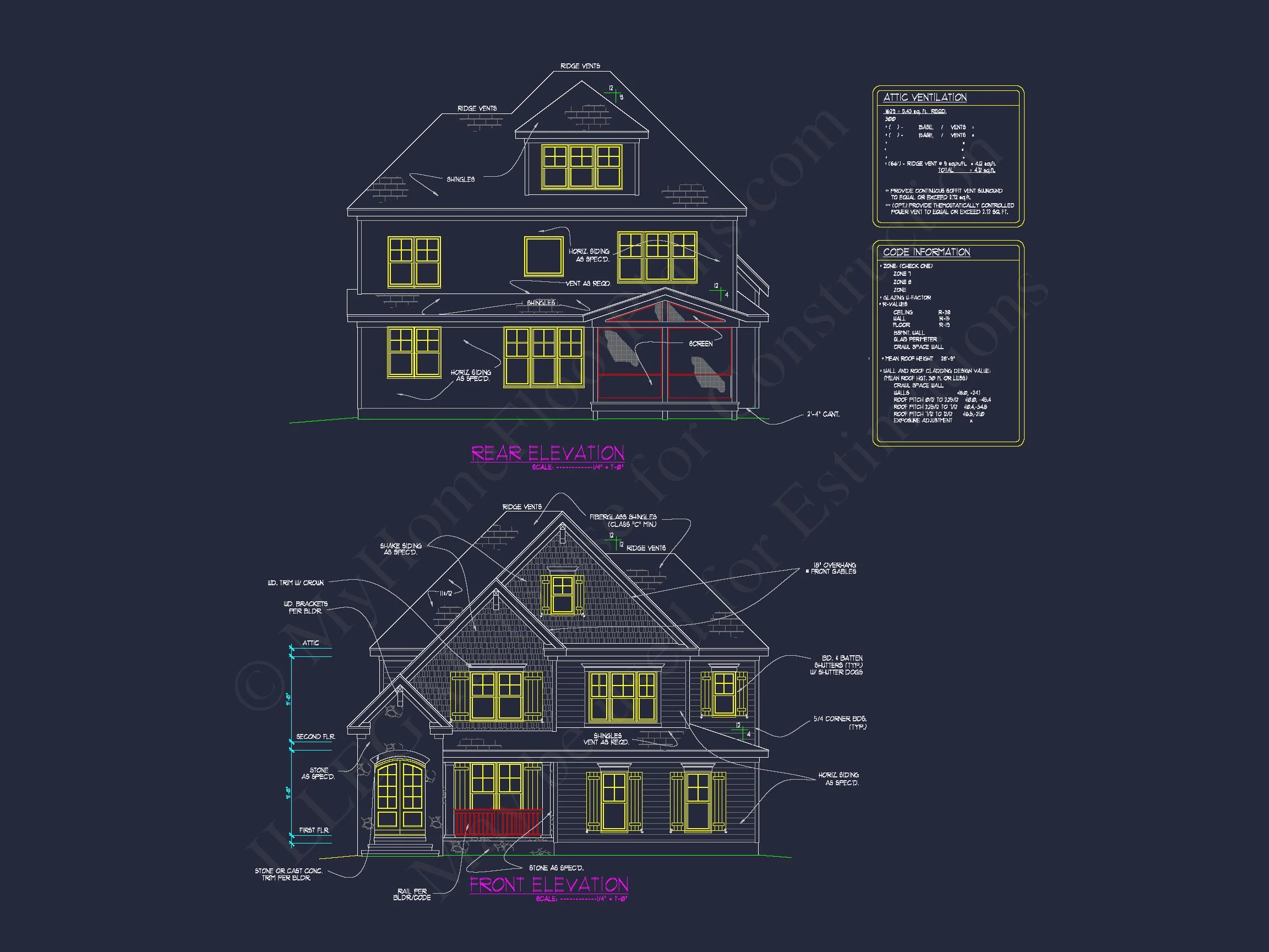 13-1657 HOUSE PLAN - Beautiful House Design Plan | Floor Blueprint CAD Designs 36 Floor Blueprint CAD Designs