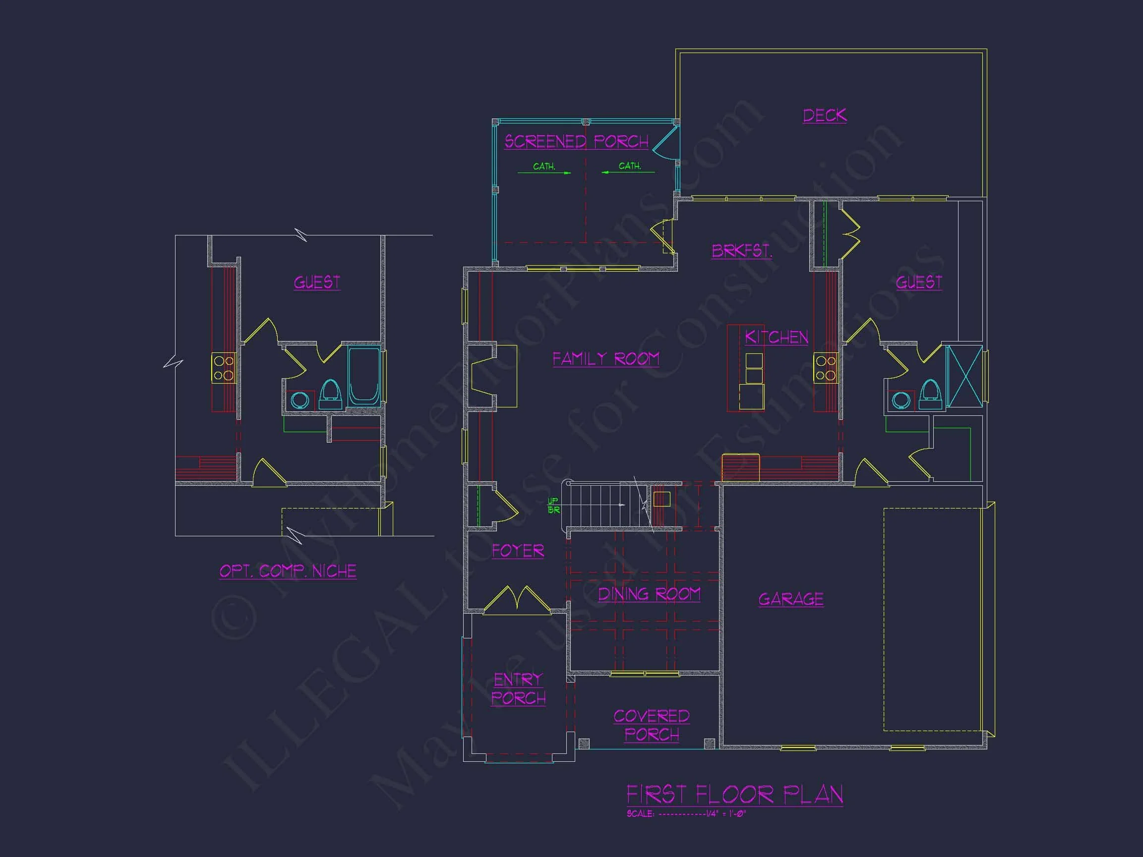 13-1657 HOUSE PLAN - Beautiful House Design Plan | Floor Blueprint CAD Designs 32 Floor Blueprint CAD Designs