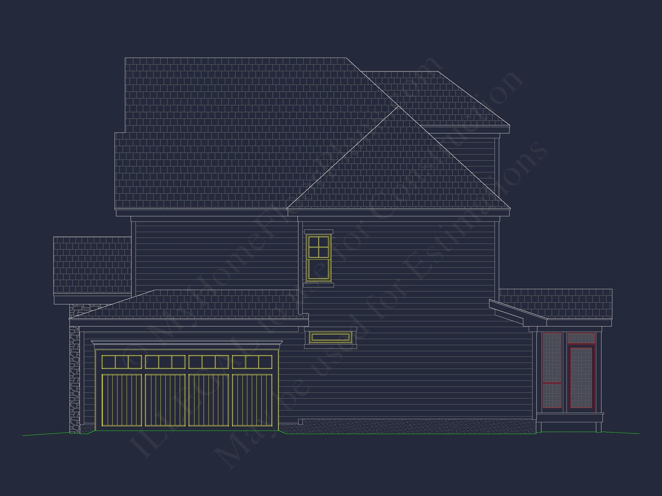 13-1657 HOUSE PLAN - Beautiful House Design Plan | Floor Blueprint CAD Designs 30 Floor Blueprint CAD Designs