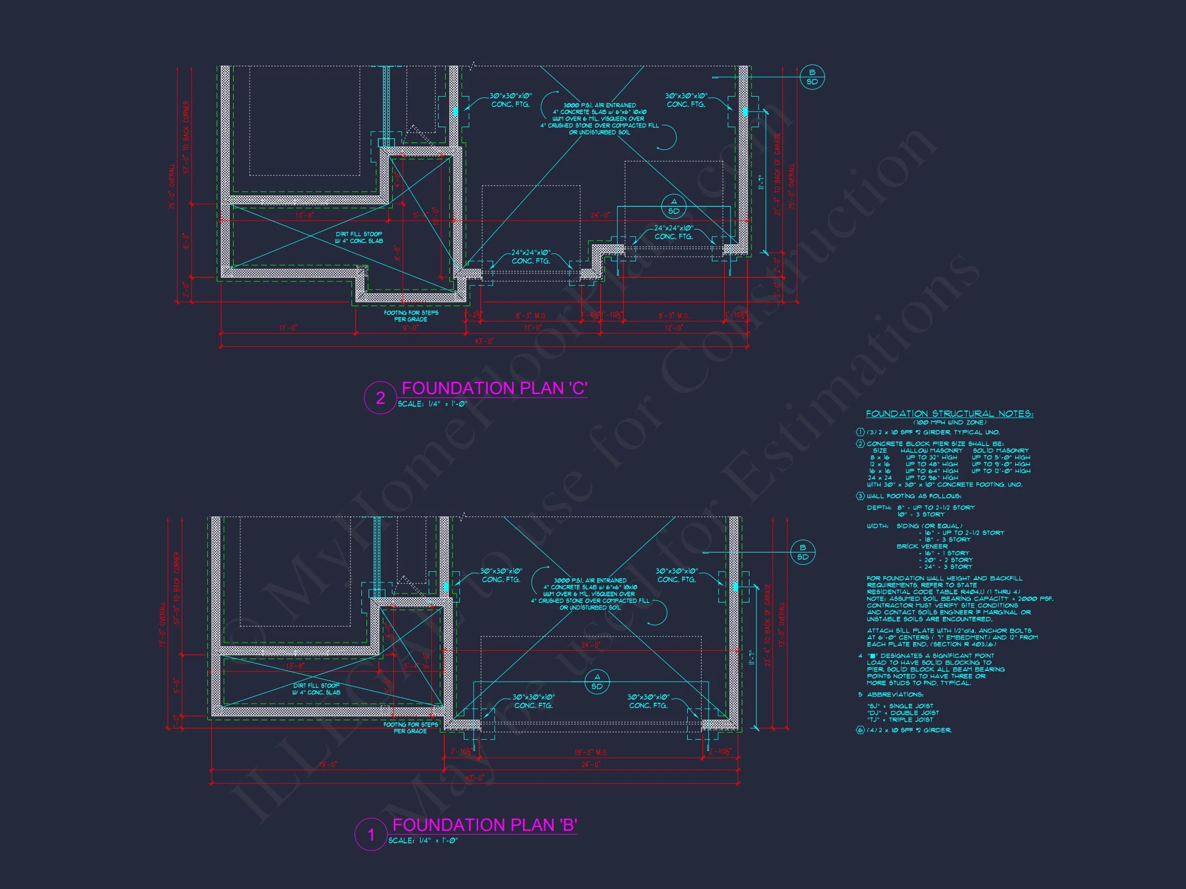13-1485 HOUSE PLAN - Beautiful House Plan with Architectural Design Blueprints 18 Beautiful house Plan with Architectural Design Blueprints