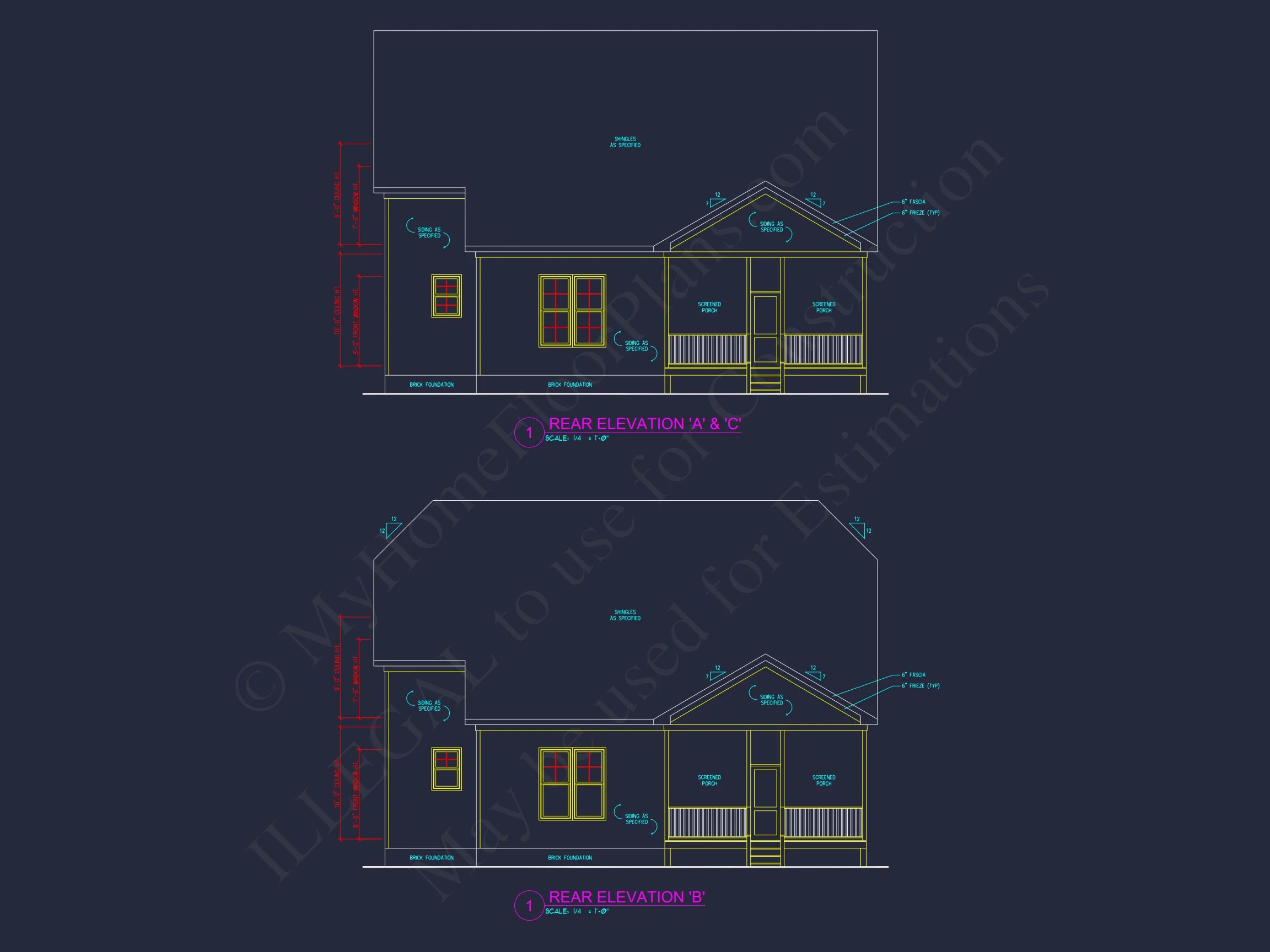 13-1485 HOUSE PLAN - Beautiful House Plan with Architectural Design Blueprints 10 Beautiful house Plan with Architectural Design Blueprints