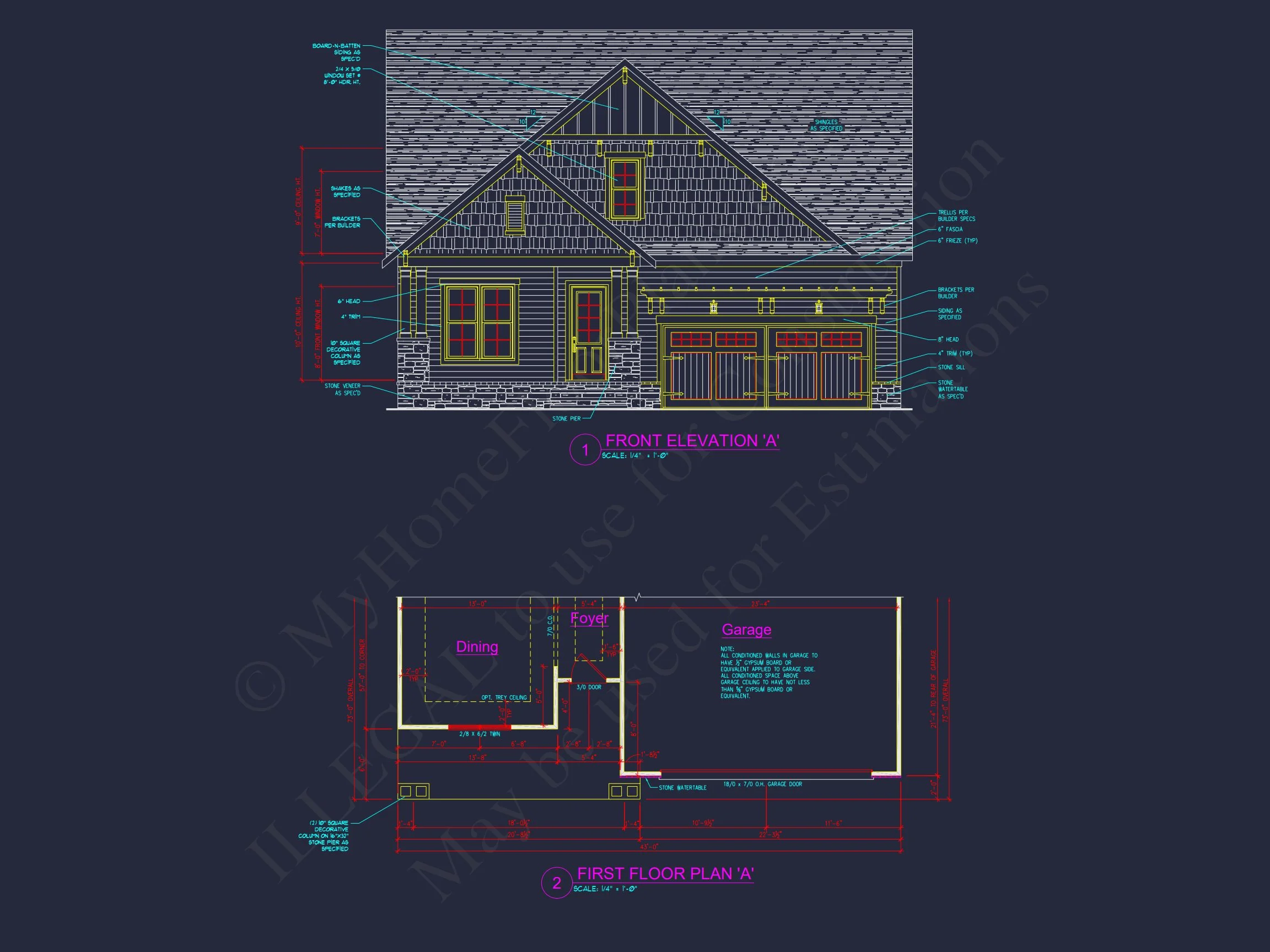 13-1485 HOUSE PLAN - Beautiful House Plan with Architectural Design Blueprints 4 Beautiful house Plan with Architectural Design Blueprints