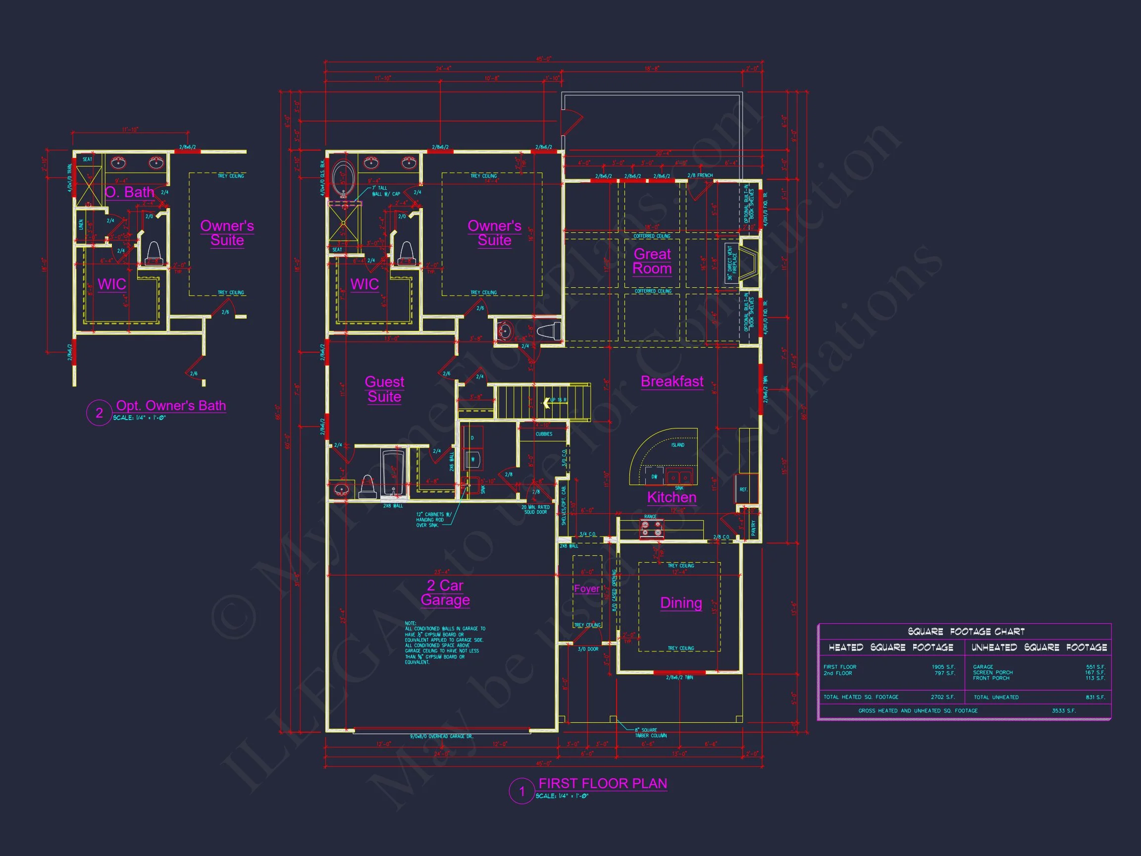 13-1483 HOUSE PLAN - Elegant House Plan with Craftsman Features and Detailed Blueprint 13 Elegant house Plan with Craftsman Features and Detailed Blueprint