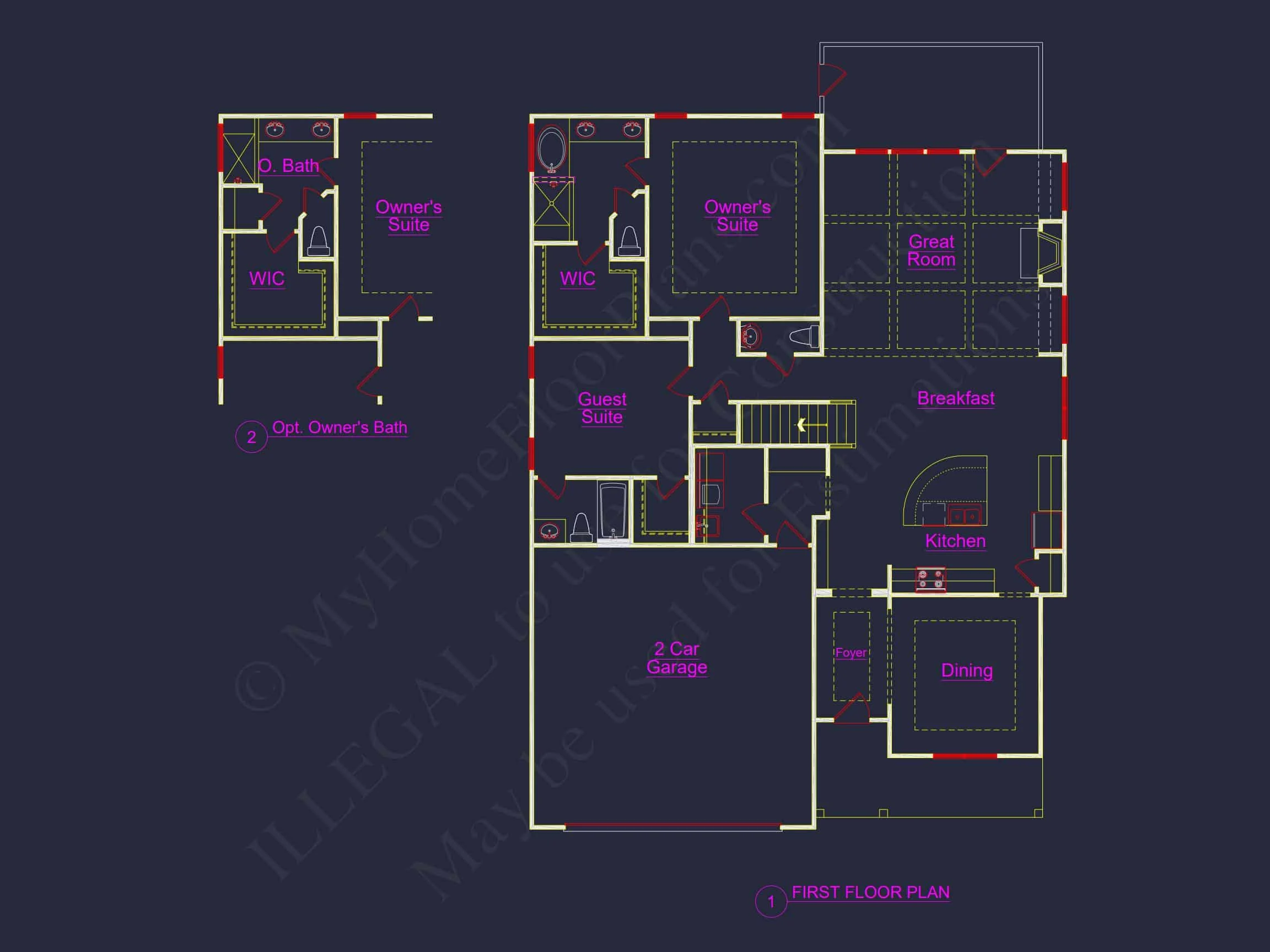 13-1483 HOUSE PLAN - Elegant House Plan with Craftsman Features and Detailed Blueprint 11 Elegant house Plan with Craftsman Features and Detailed Blueprint