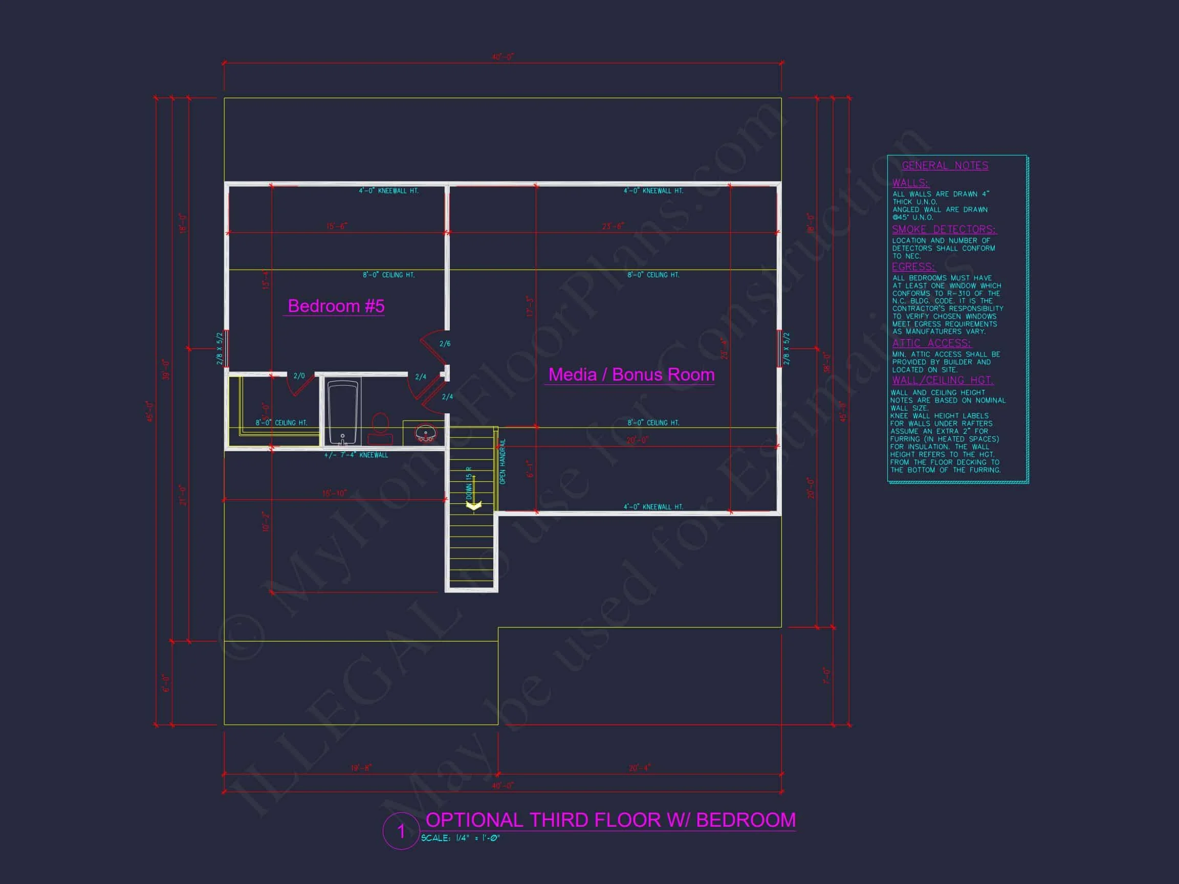 13-1433 HOUSE PLAN - Modern Craftsman House Floor Plan with 4 Bedrooms & Bonus 16 Modern Craftsman house Floor Plan with 4 Bedrooms & Bonus