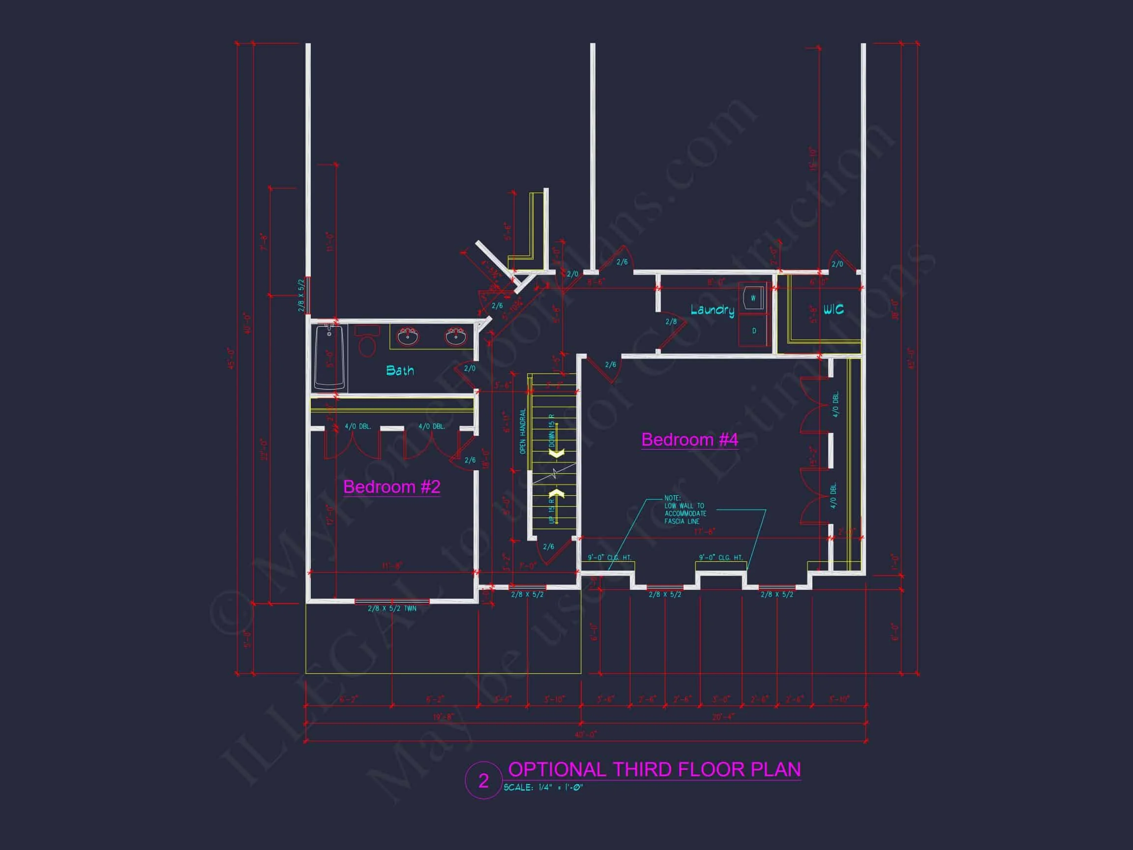 13-1433 HOUSE PLAN - Modern Craftsman House Floor Plan with 4 Bedrooms & Bonus 14 Modern Craftsman house Floor Plan with 4 Bedrooms & Bonus