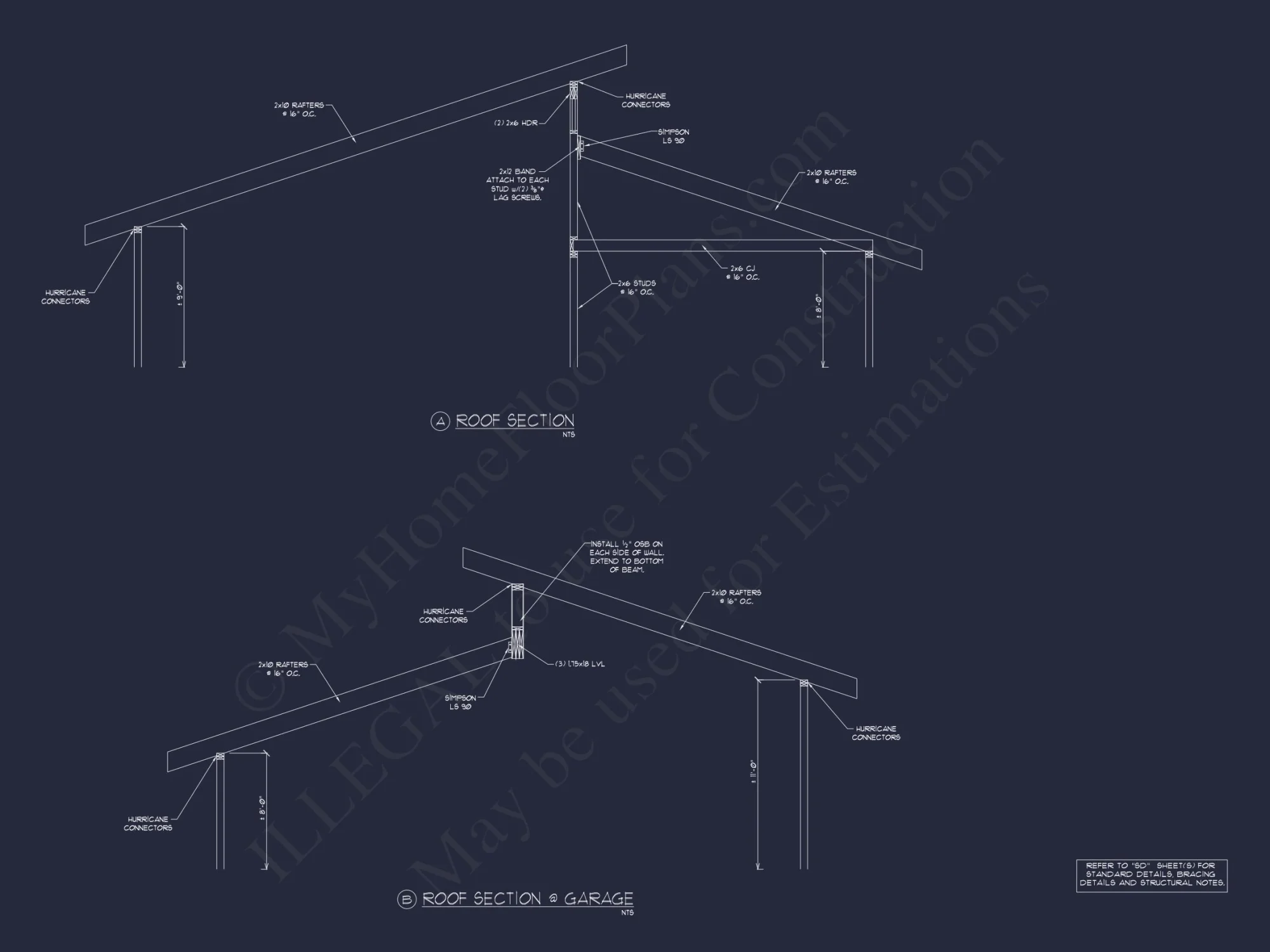 Contemporary house Plan with Spacious 4 Bedrooms and CAD Designs