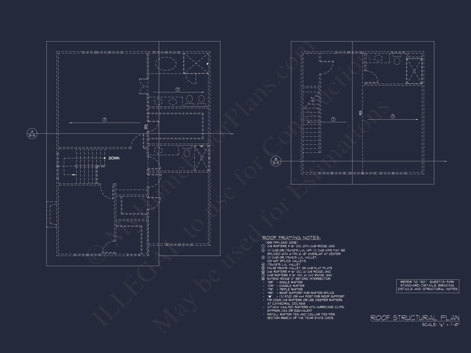 Contemporary house Plan with Spacious 4 Bedrooms and CAD Designs