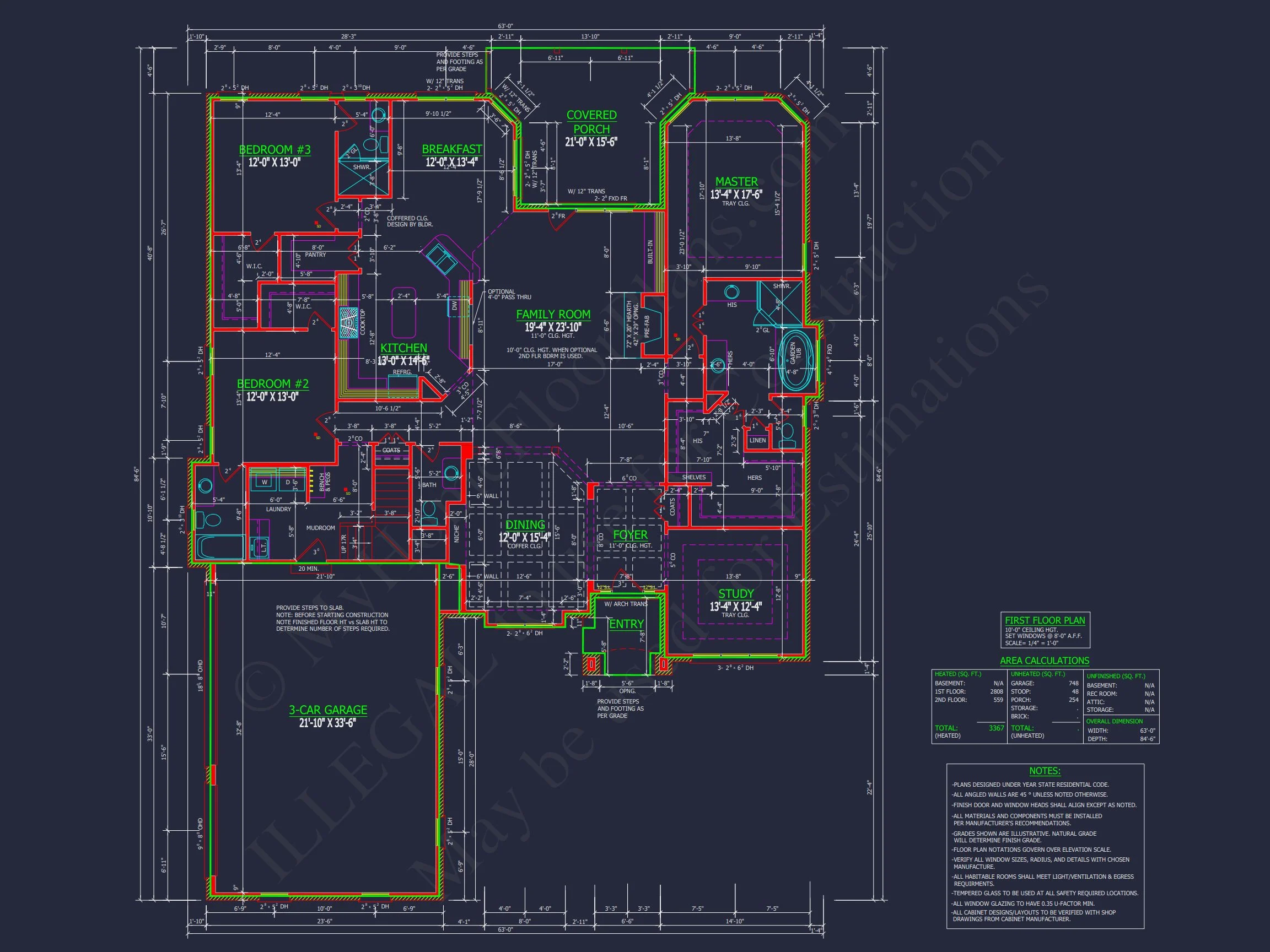 13-1314 HOUSE PLAN - Spacious House Floor Plan with Blueprints and Modern Designs 7 Spacious house Floor Plan with Blueprints and Modern Designs