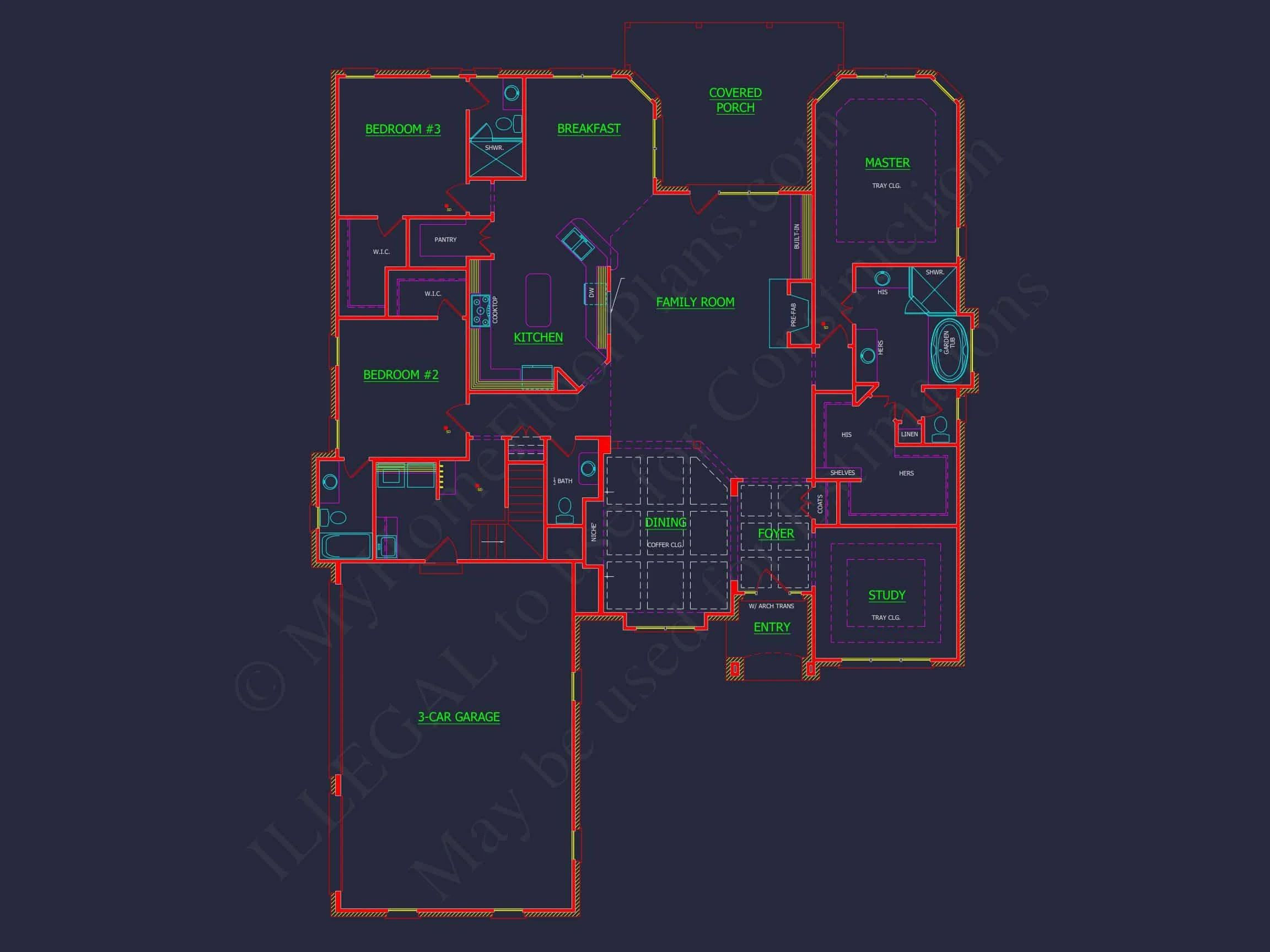 13-1314 HOUSE PLAN - Spacious House Floor Plan with Blueprints and Modern Designs 5 Spacious house Floor Plan with Blueprints and Modern Designs