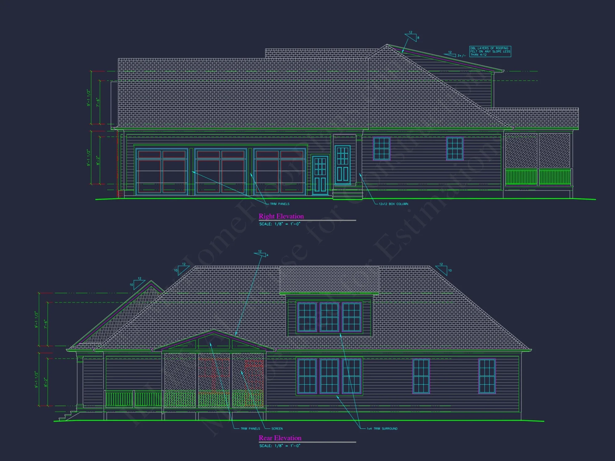 Spacious Craftsman house Plan with 1.5 Floors and CAD Designs