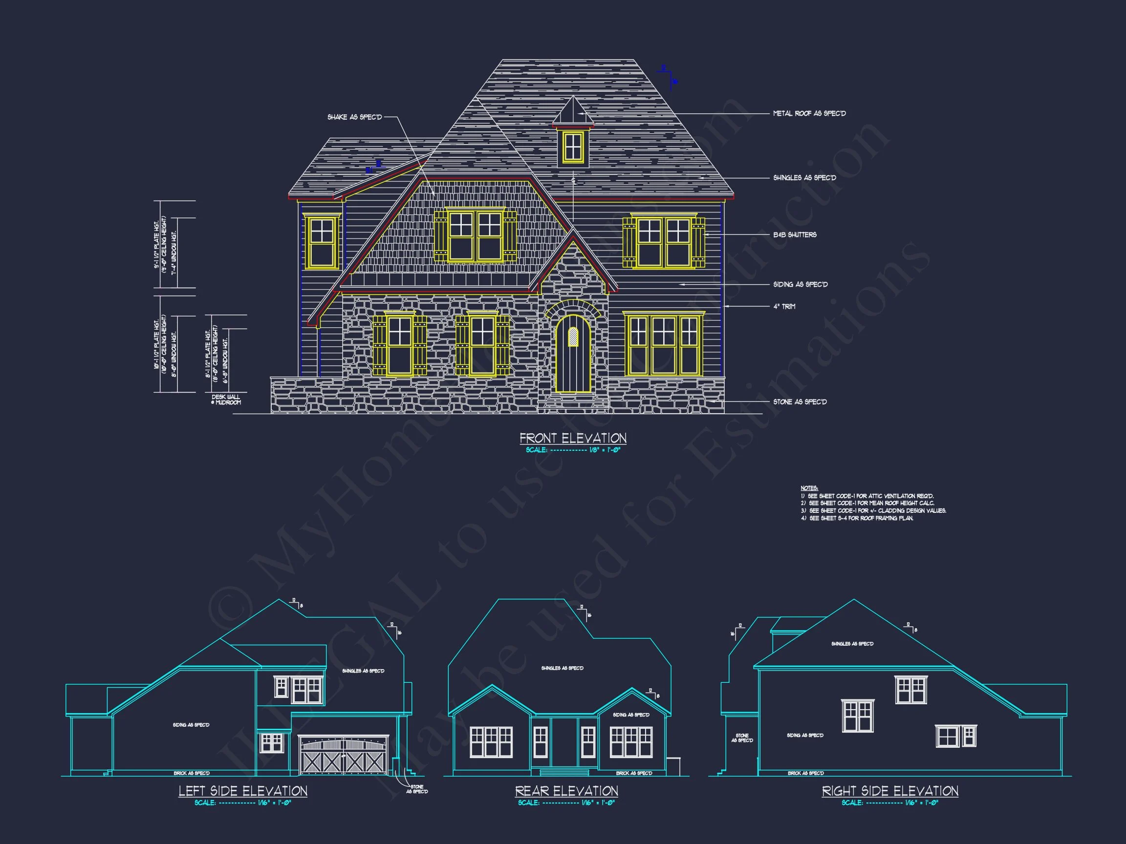 13-1254 HOUSE PLAN - Customizable House Floor Plan with CAD Blueprints and Designs 7 Customizable house Floor Plan with CAD Blueprints and Designs