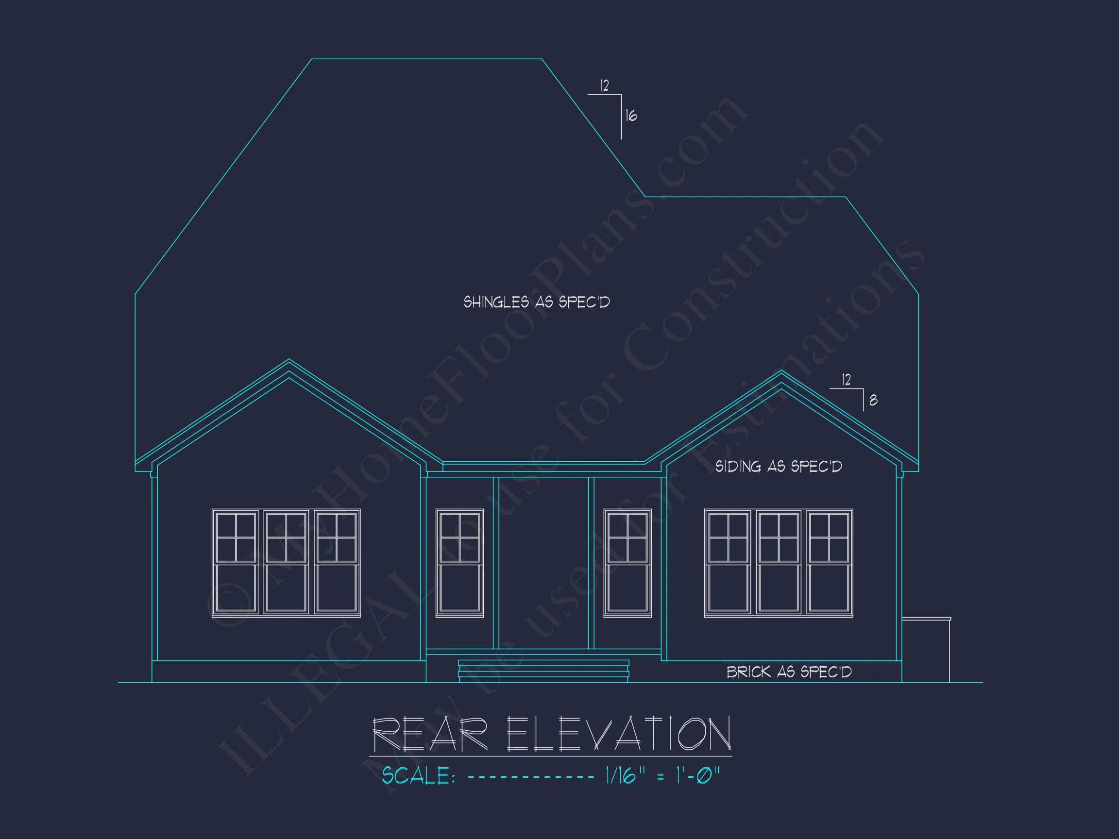 13-1254 HOUSE PLAN - Customizable House Floor Plan with CAD Blueprints and Designs 5 Customizable house Floor Plan with CAD Blueprints and Designs