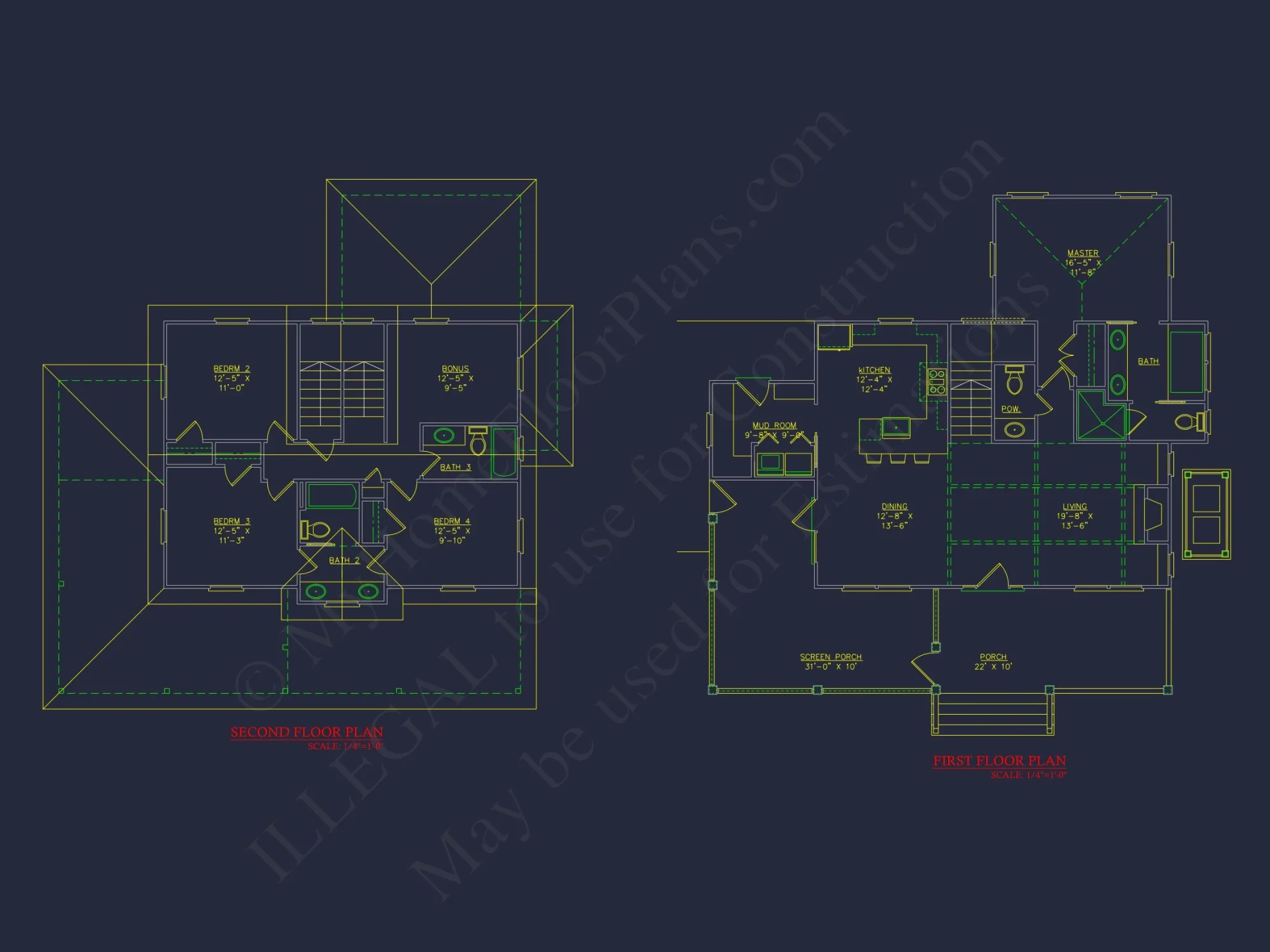 Charming Cottage house Plan with Detailed Architecture