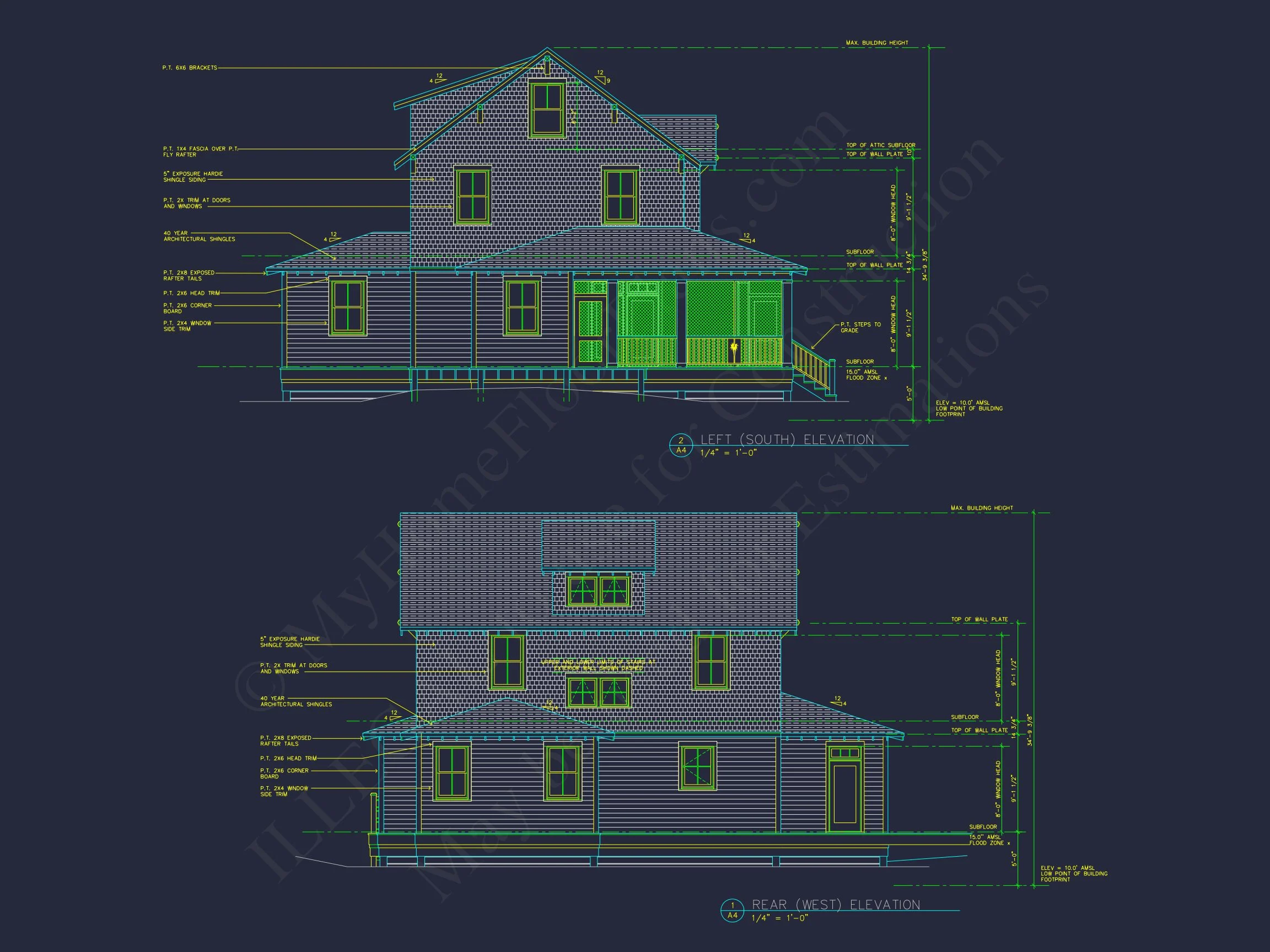 13-1216A HOUSE PLAN - Charming Cottage House Plan with Detailed Architecture 4 Charming Cottage house Plan with Detailed Architecture