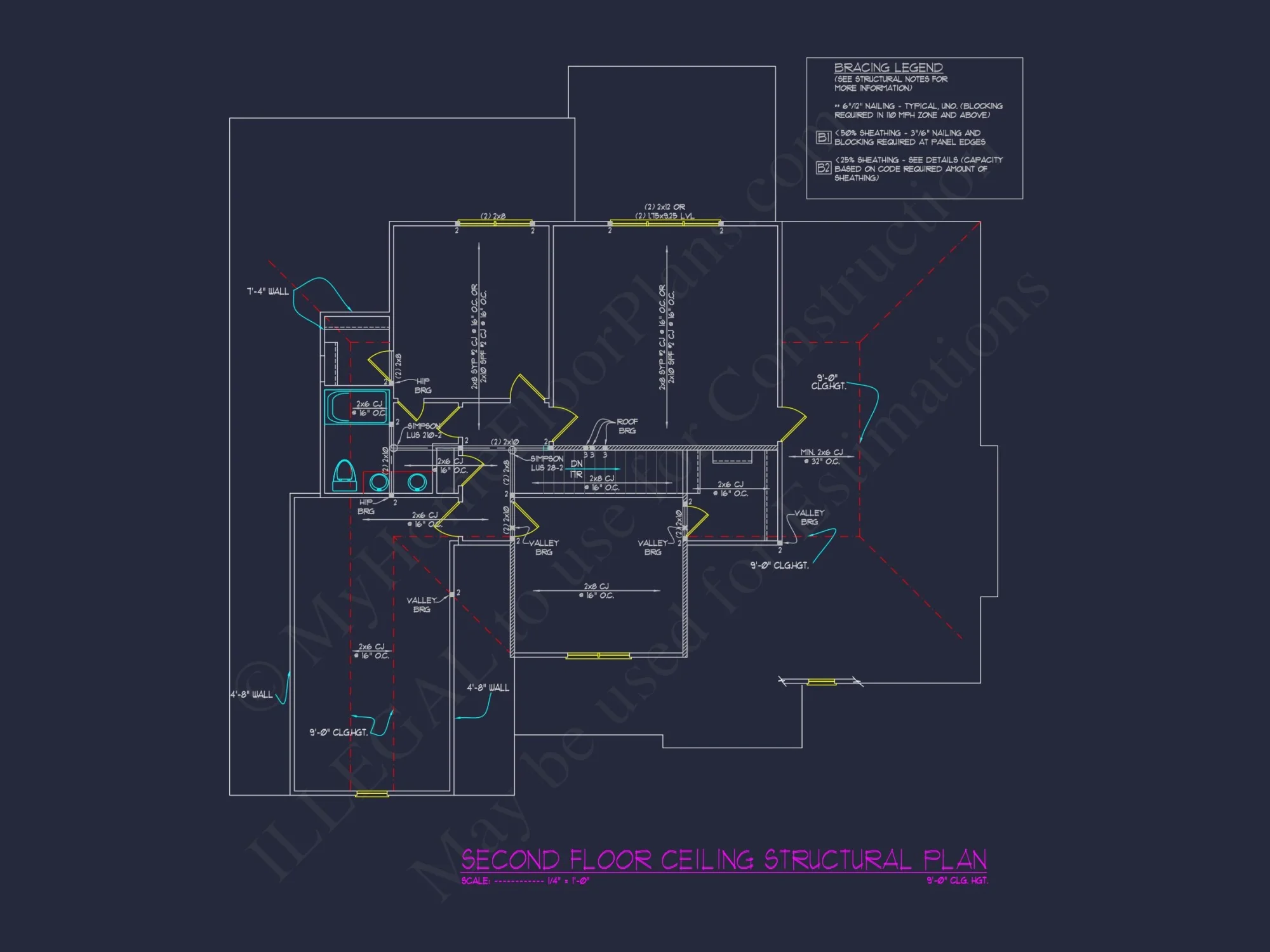 Well-Designed house Floor Plan – Blueprint CAD Architecture