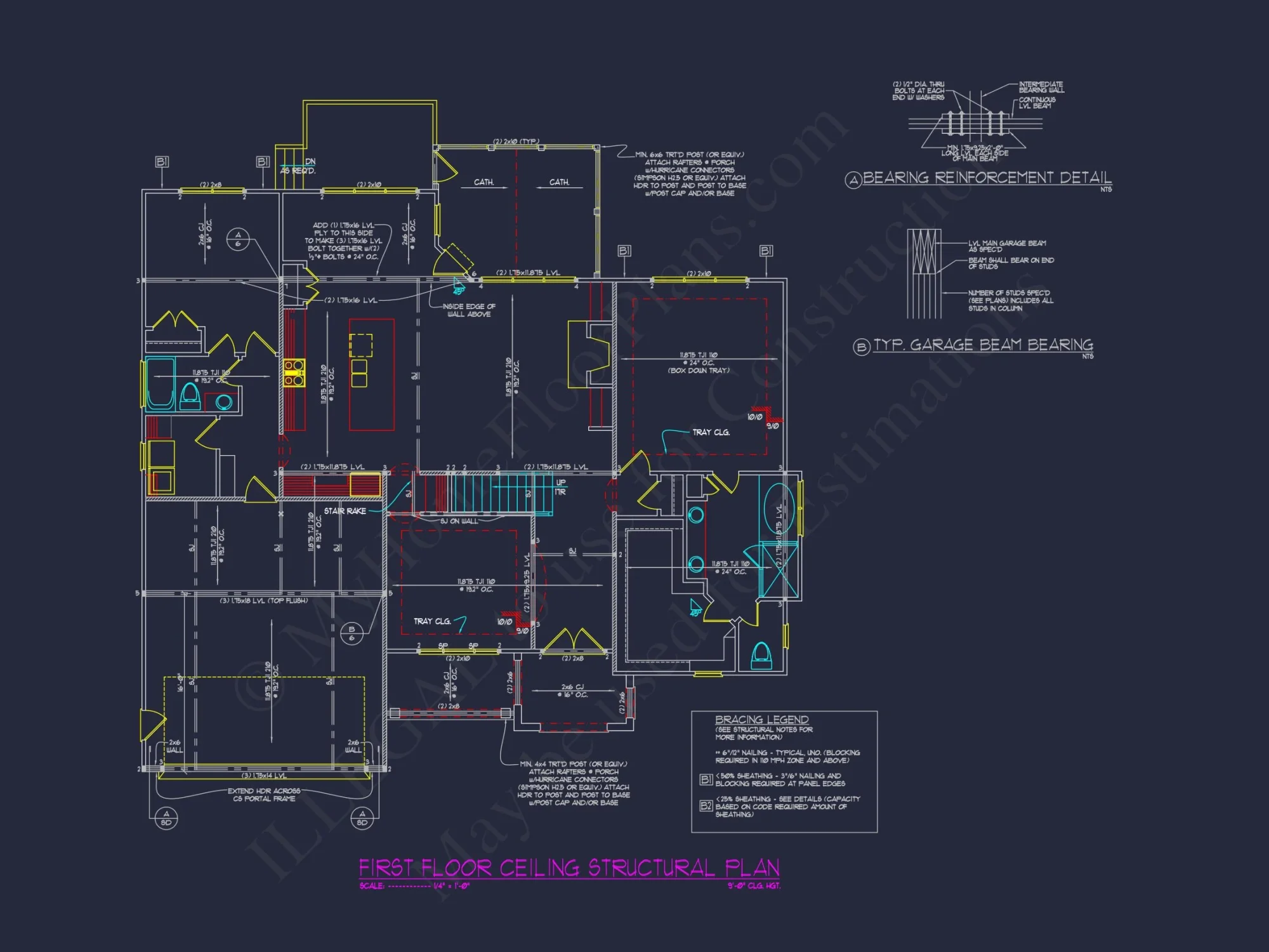 Well-Designed house Floor Plan – Blueprint CAD Architecture