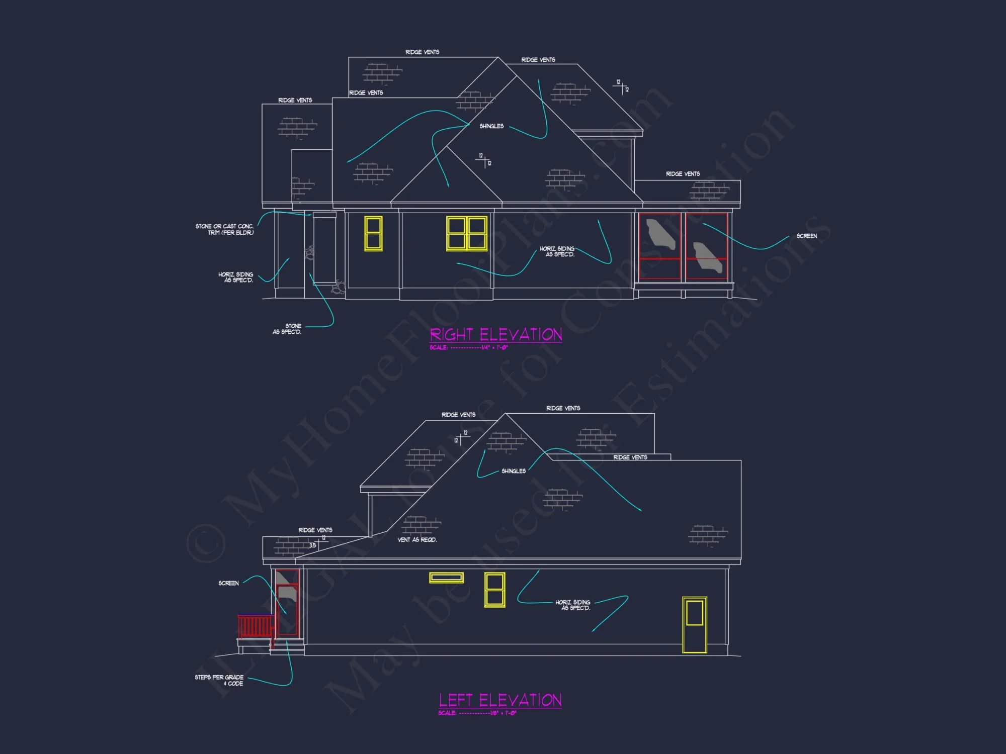 Well-Designed house Floor Plan – Blueprint CAD Architecture