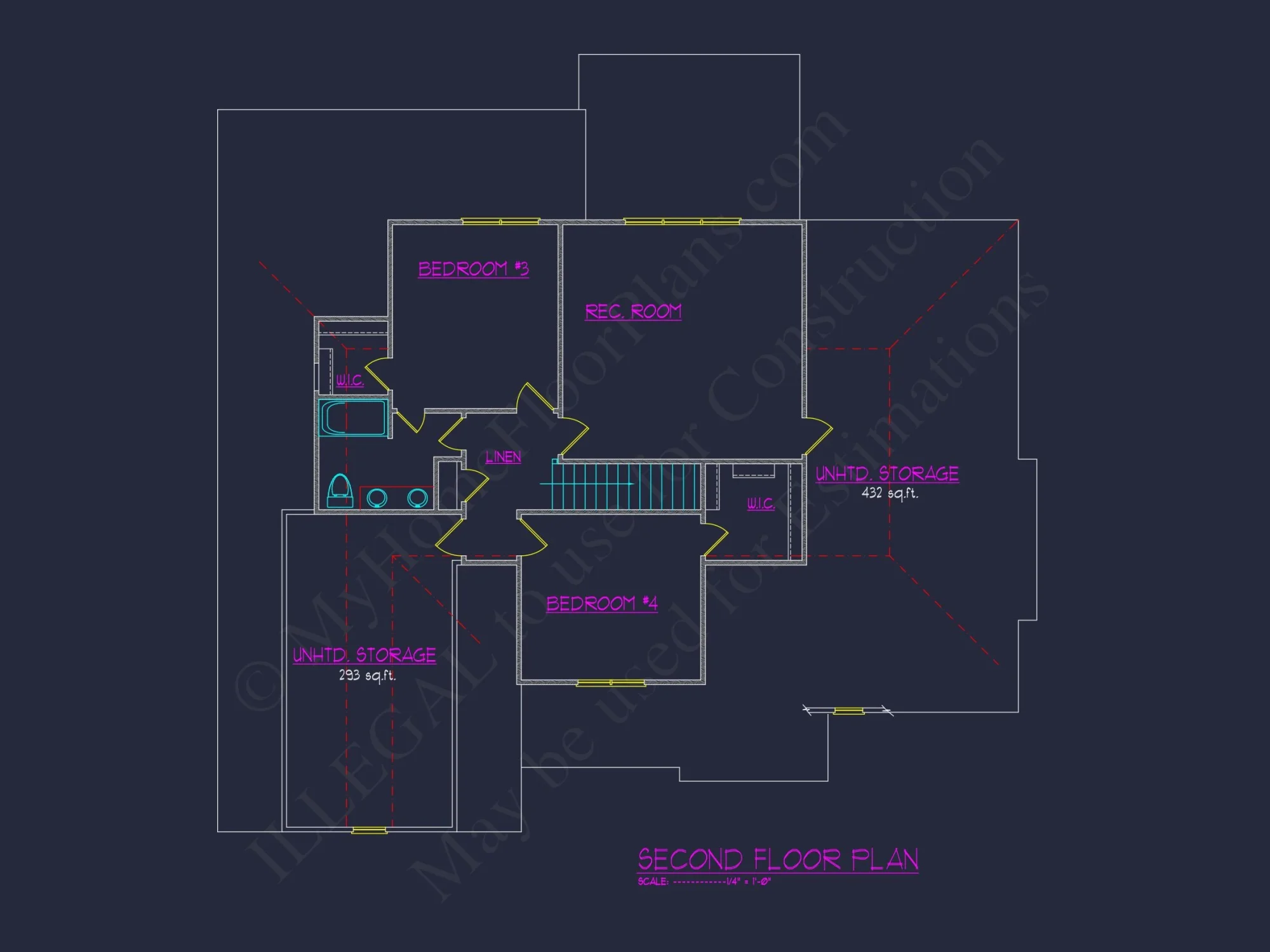 Well-Designed house Floor Plan – Blueprint CAD Architecture