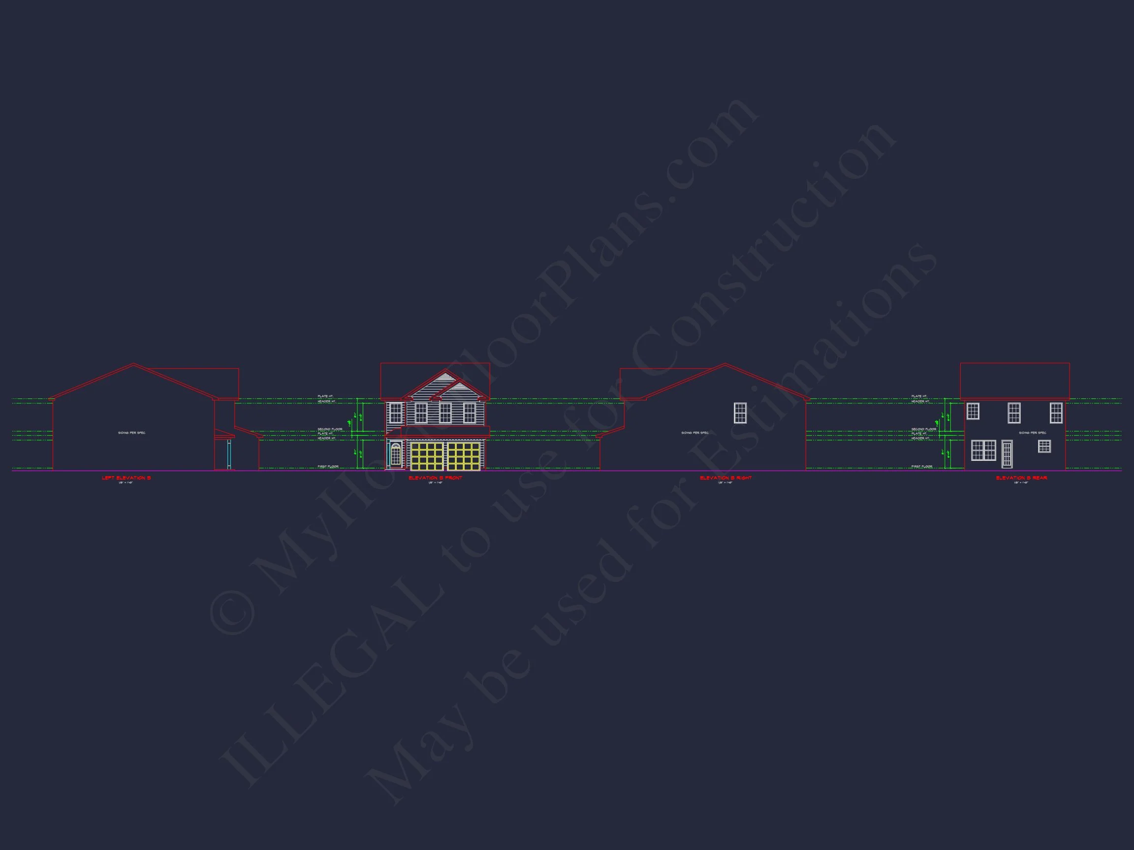12-2892 HOUSE PLAN - Explore 2-Story House Plan with CAD Designs and Blueprint 9 Explore 2-Story house Plan with CAD Designs and Blueprint