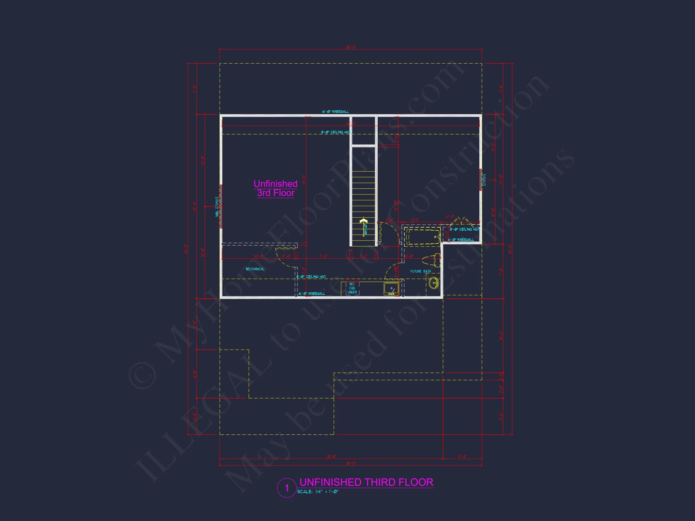 12-2823 HOUSE PLAN - Traditional Craftsman House Plan with Detailed Floor Design 9 Traditional Craftsman house Plan with Detailed Floor Design