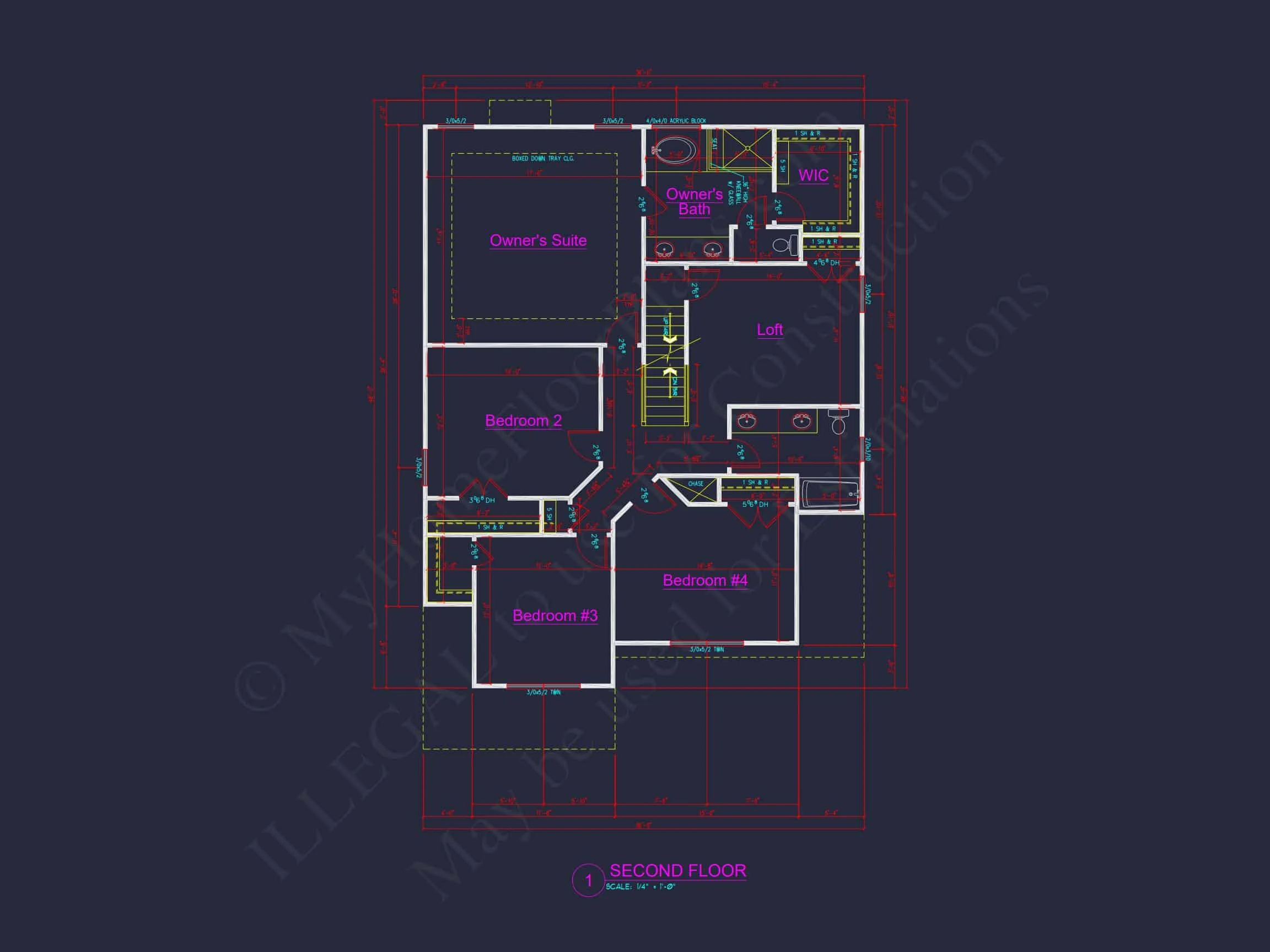 12-2823 HOUSE PLAN - Traditional Craftsman House Plan with Detailed Floor Design 8 Traditional Craftsman house Plan with Detailed Floor Design
