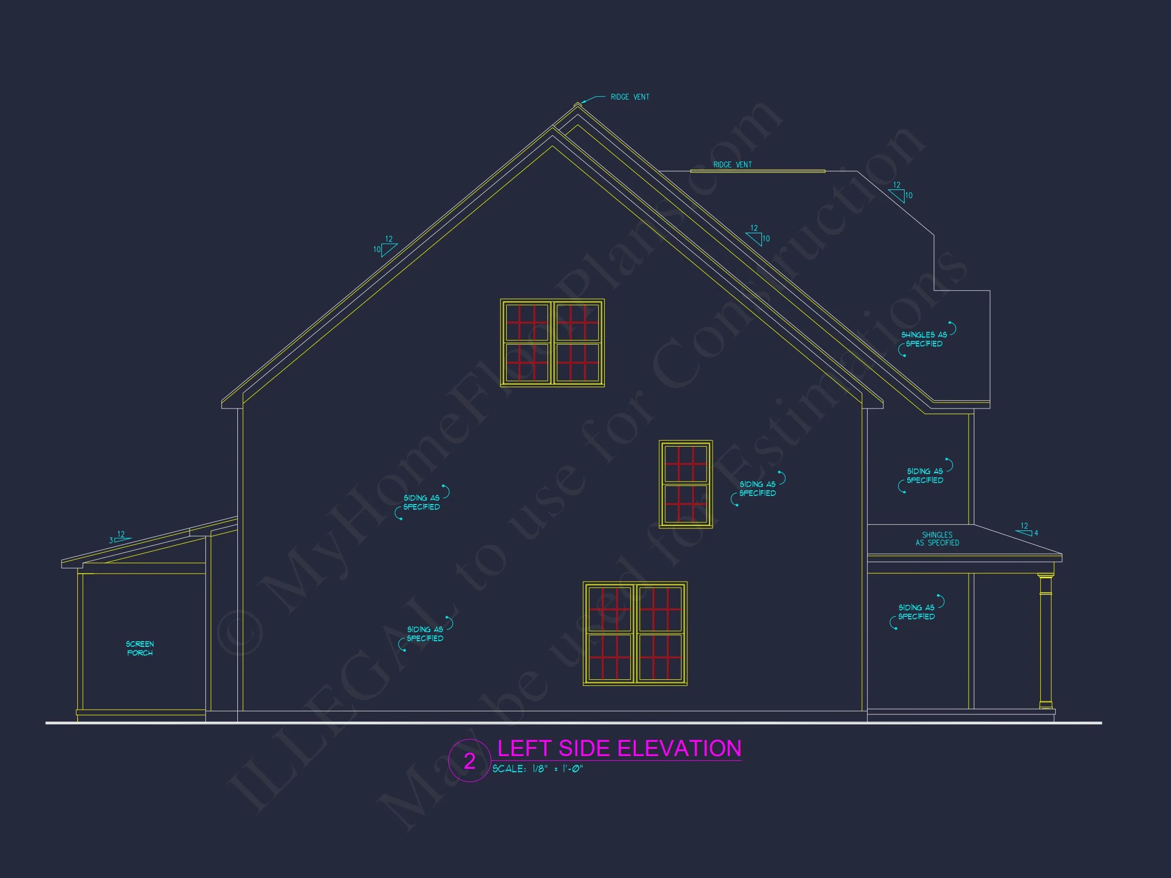 12-2823 HOUSE PLAN - Traditional Craftsman House Plan with Detailed Floor Design 3 Traditional Craftsman house Plan with Detailed Floor Design