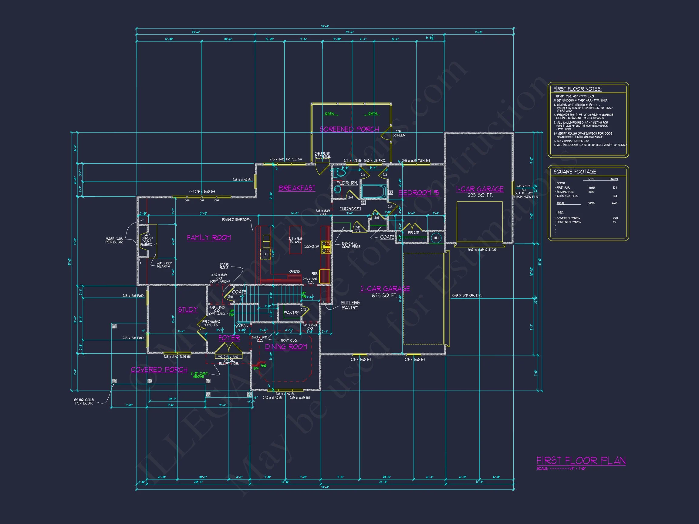 12-2813 HOUSE PLAN - Elegant House Floor Plan with CAD Blueprints & Architectural Designs 12 Elegant house Floor Plan with CAD Blueprints & Architectural Designs