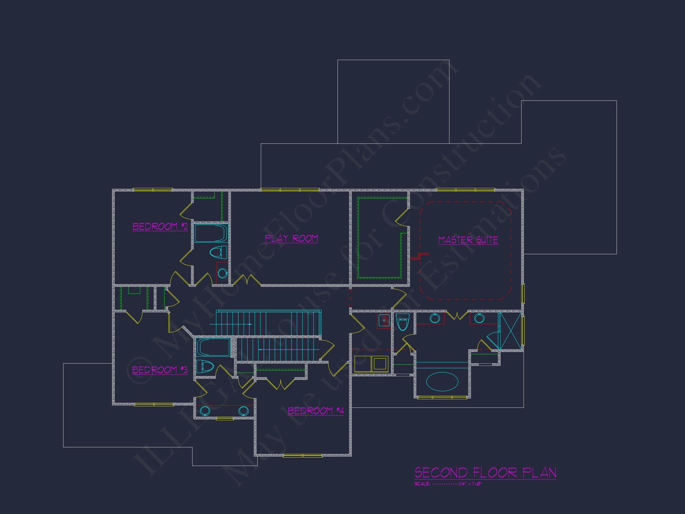 12-2813 HOUSE PLAN - Elegant House Floor Plan with CAD Blueprints & Architectural Designs 10 Elegant house Floor Plan with CAD Blueprints & Architectural Designs