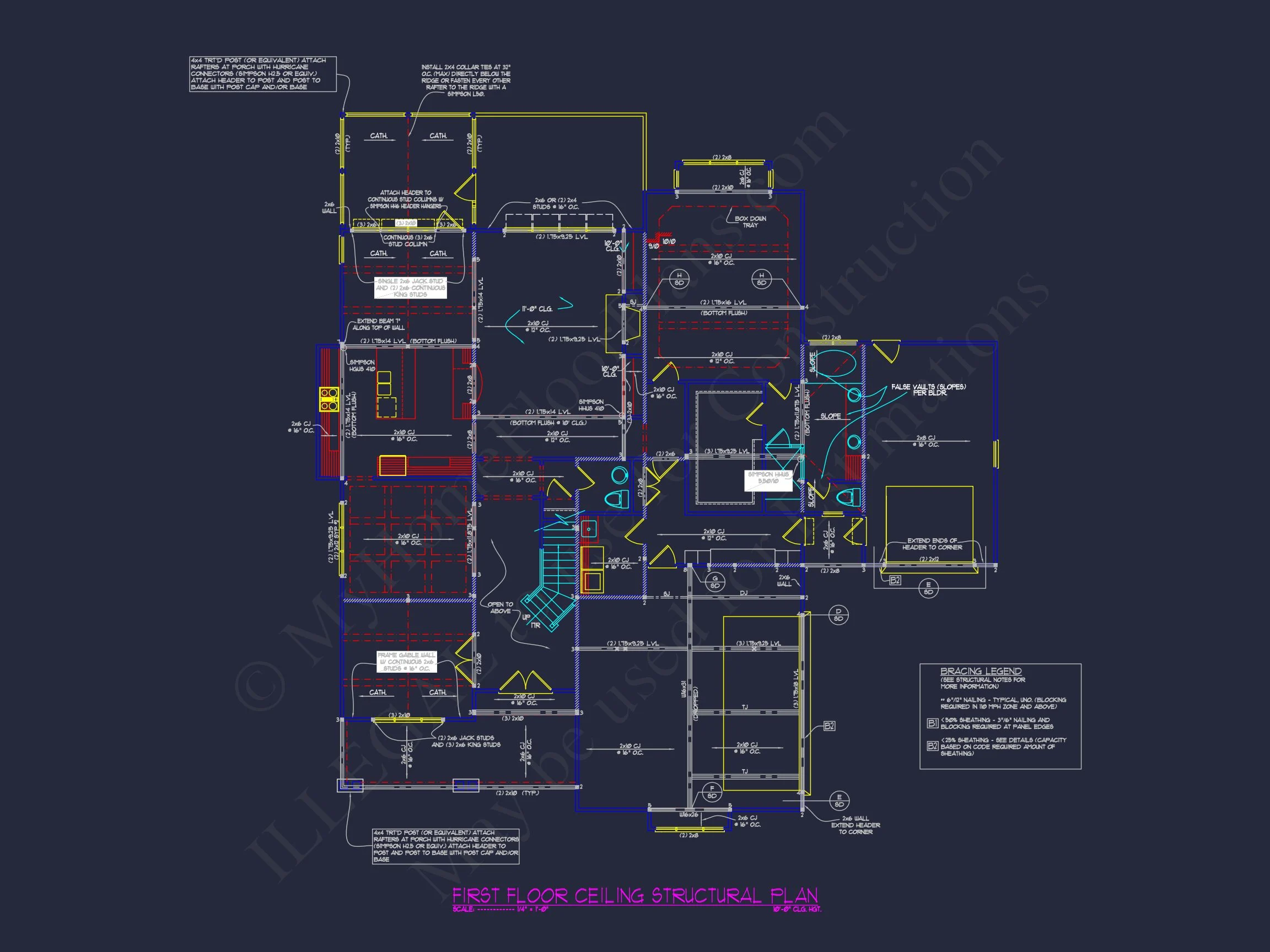 12-2807 HOUSE PLAN - Modern Craftsman House Plan with Detailed Floor Designs 14 Modern Craftsman house Plan with Detailed Floor Designs