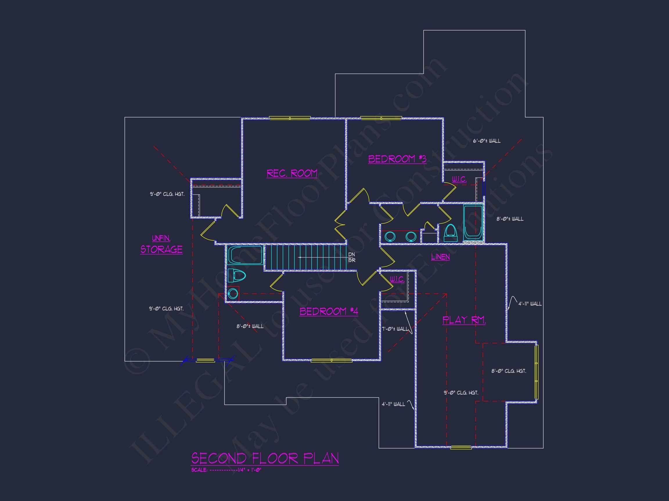 12-2743 HOUSE PLAN - Elegant House Plan with Detailed Floor Plans, CAD Designs, and Blueprint 8 Elegant house Plan with Detailed Floor Plans, CAD Designs, and Blueprint