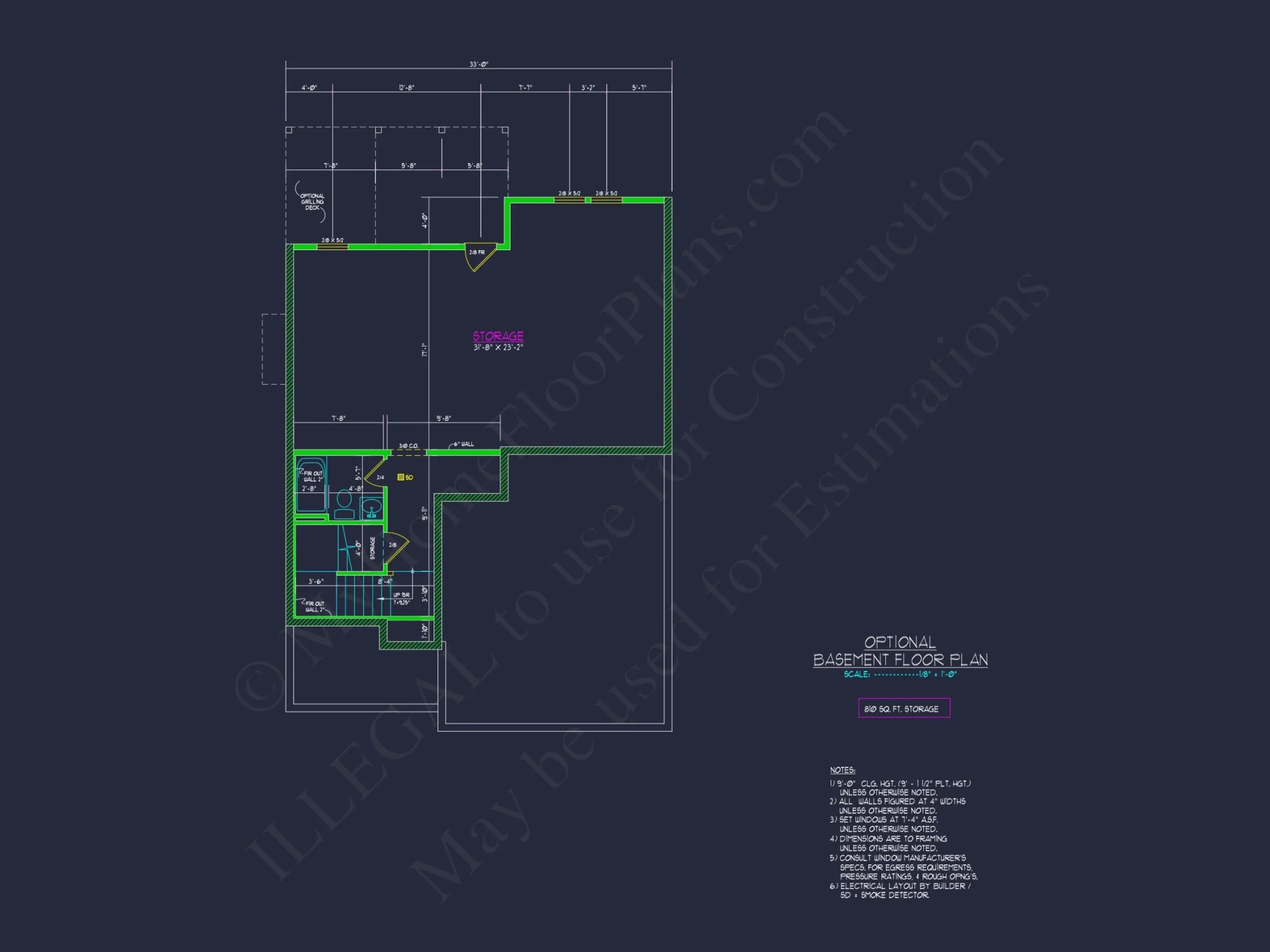 Elegant house Plan with 2-Story Floor Plan, CAD Designs & Blueprint