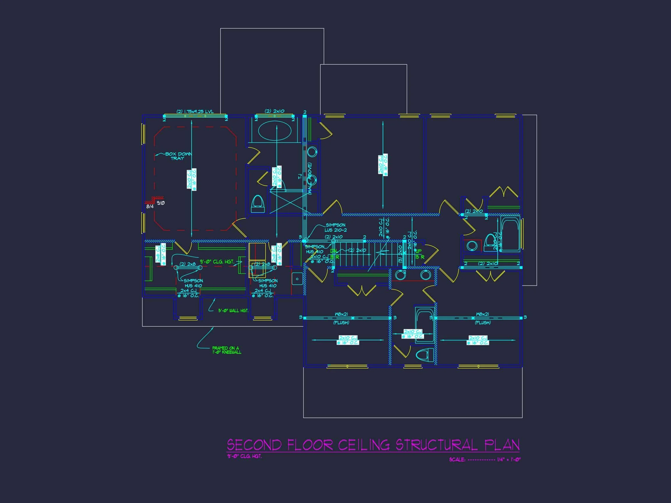 12-2698 HOUSE PLAN - Elegant House Plan with Spacious Floor Plan and CAD Blueprint Designs 14 Elegant house Plan with Spacious Floor Plan and CAD Blueprint Designs