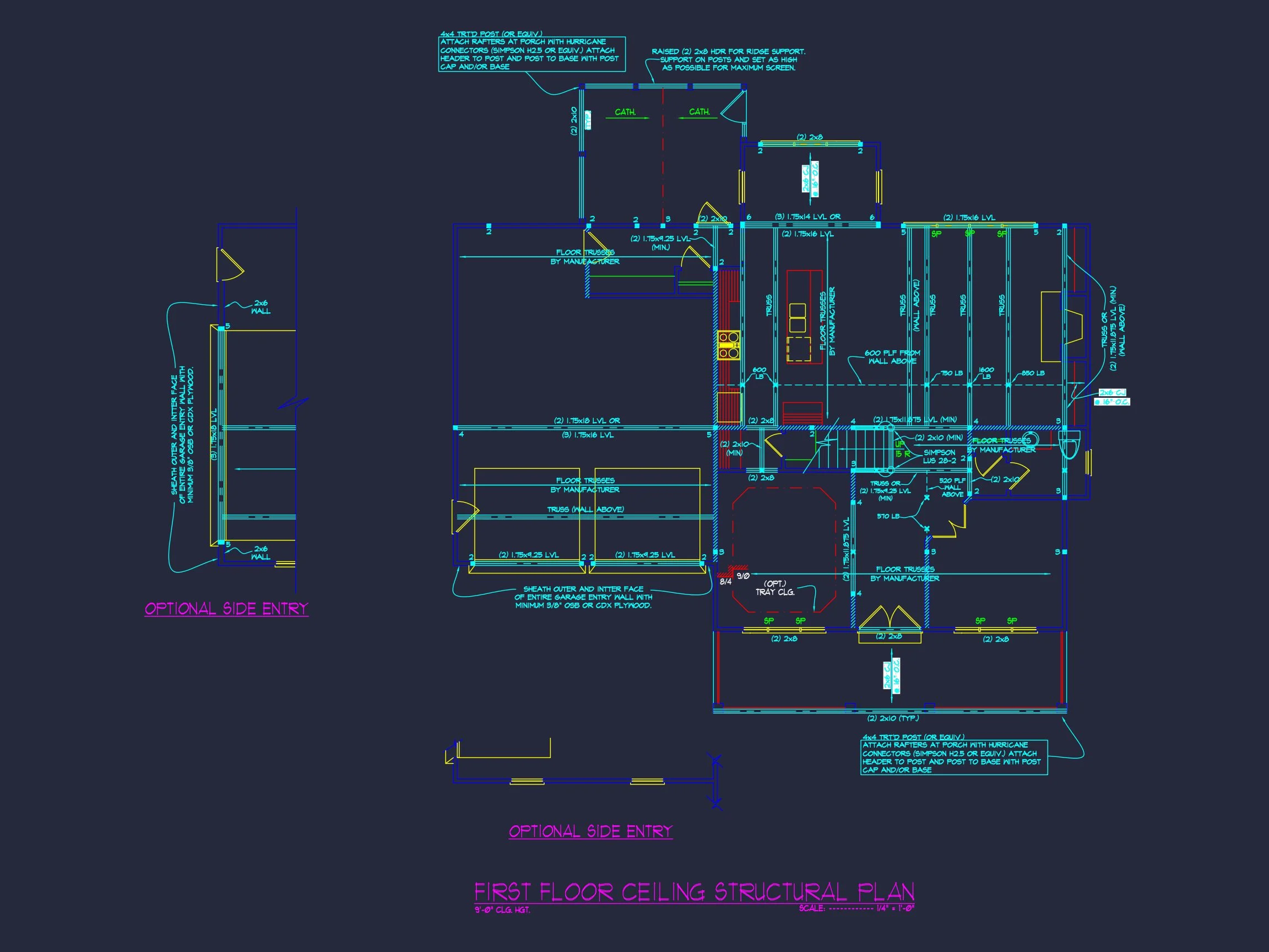 12-2698 HOUSE PLAN - Elegant House Plan with Spacious Floor Plan and CAD Blueprint Designs 13 Elegant house Plan with Spacious Floor Plan and CAD Blueprint Designs