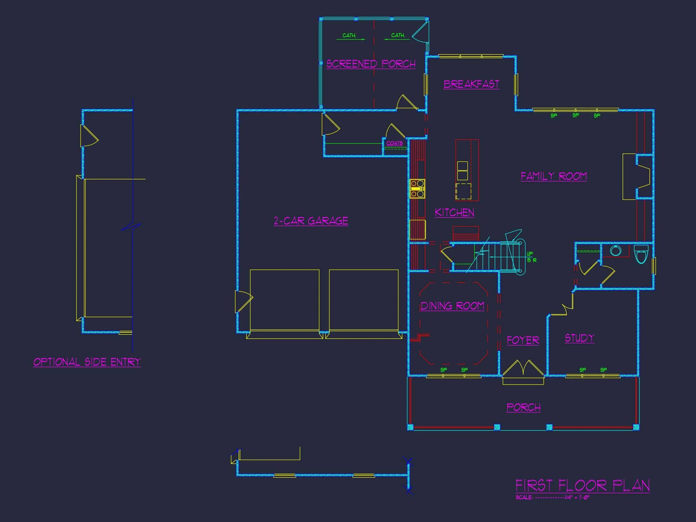 12-2698 HOUSE PLAN - Elegant House Plan with Spacious Floor Plan and CAD Blueprint Designs 9 Elegant house Plan with Spacious Floor Plan and CAD Blueprint Designs