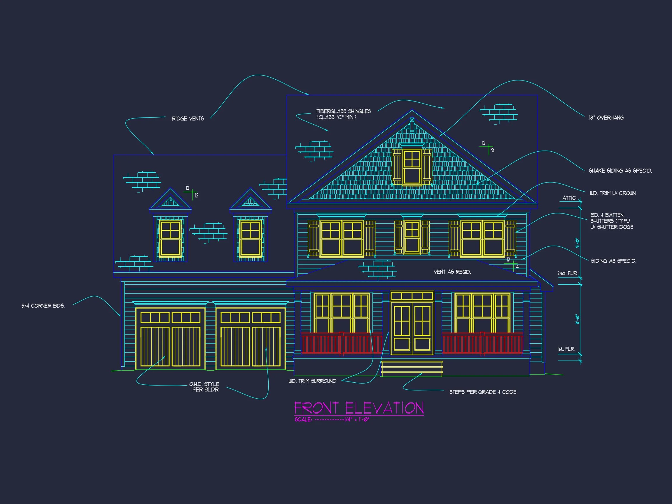 12-2698 HOUSE PLAN - Elegant House Plan with Spacious Floor Plan and CAD Blueprint Designs 4 Elegant house Plan with Spacious Floor Plan and CAD Blueprint Designs